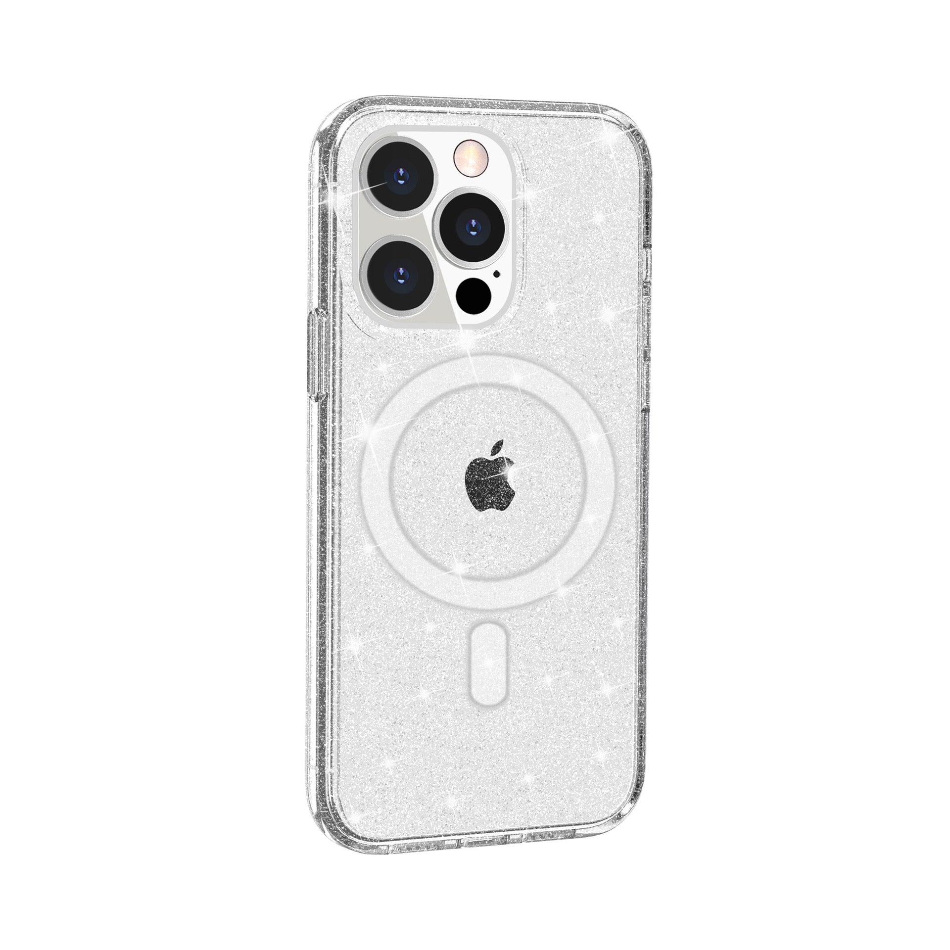 iPhone 14 Terminator Magsafe Glitters Hard Clear Case