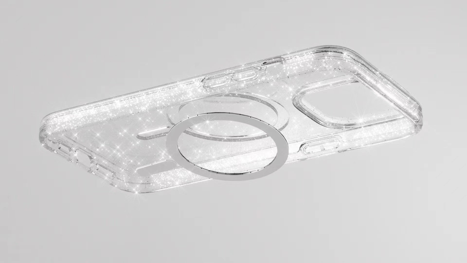 iPhone 14 Pro Terminator Magsafe Glitters Hard Clear Case
