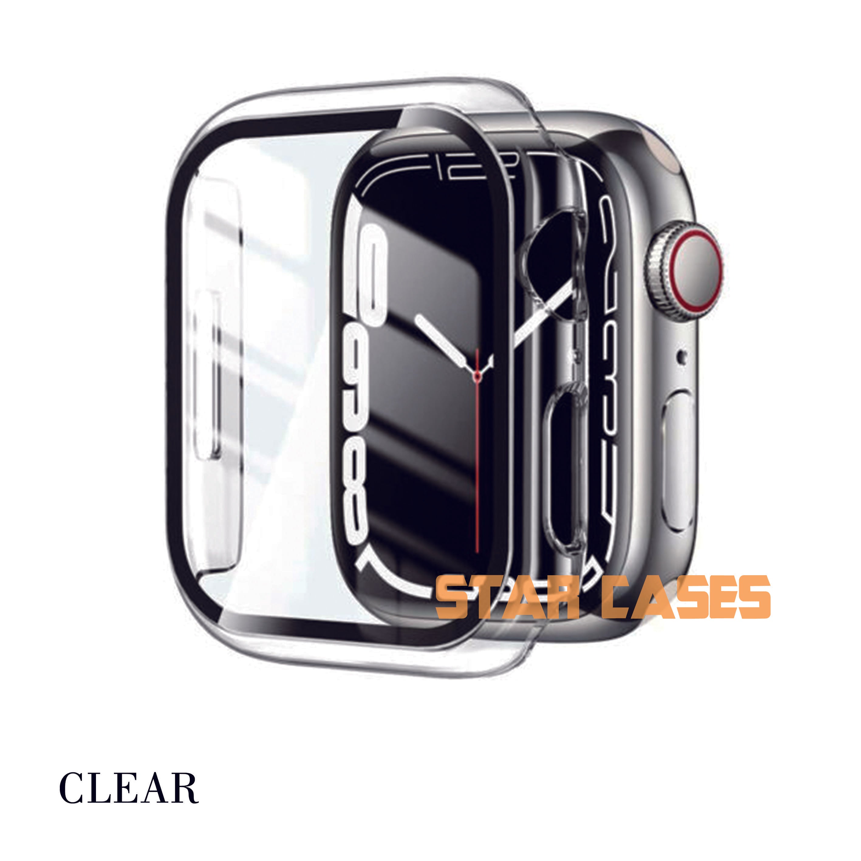 Apple Watch Tempered Glass+Hard PC Cover