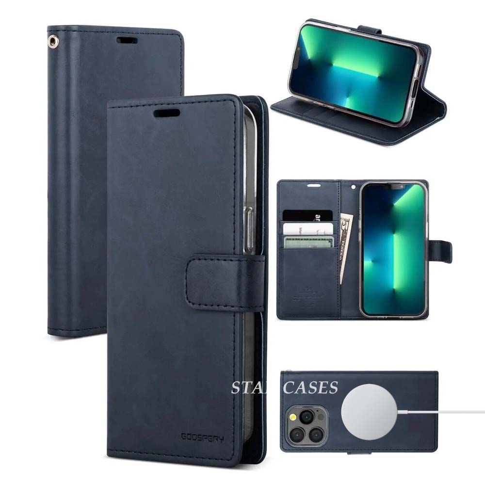 iPhone 16 Plus BlueMoon Magsafe Flip Wallet Cover