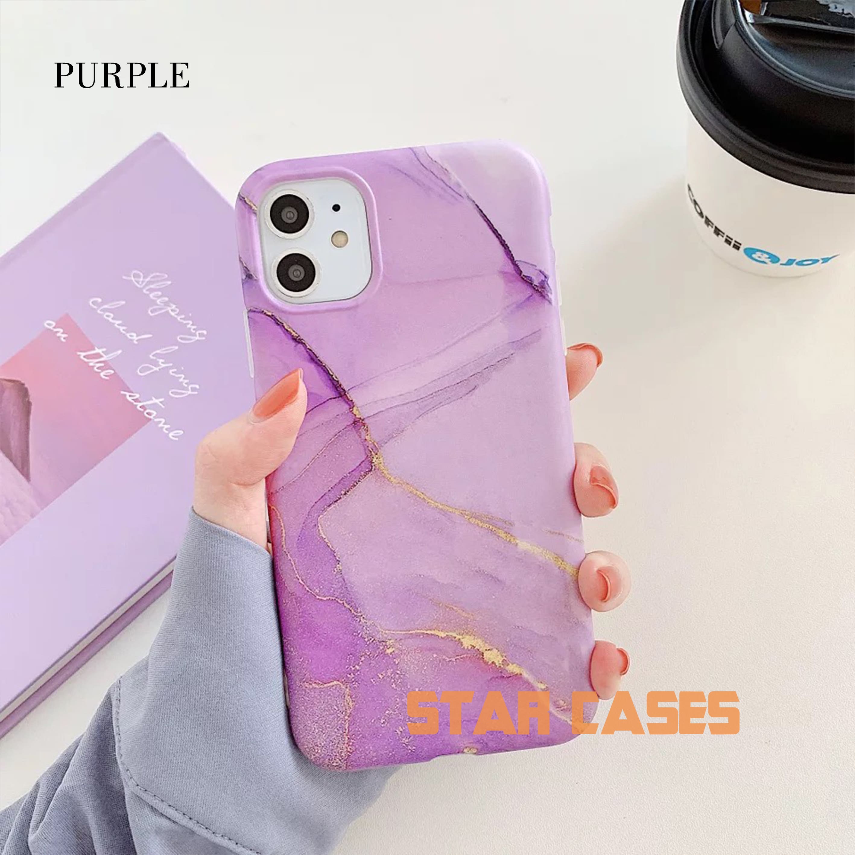 iPhone 14 Plus Marble Blooming Silicone Case