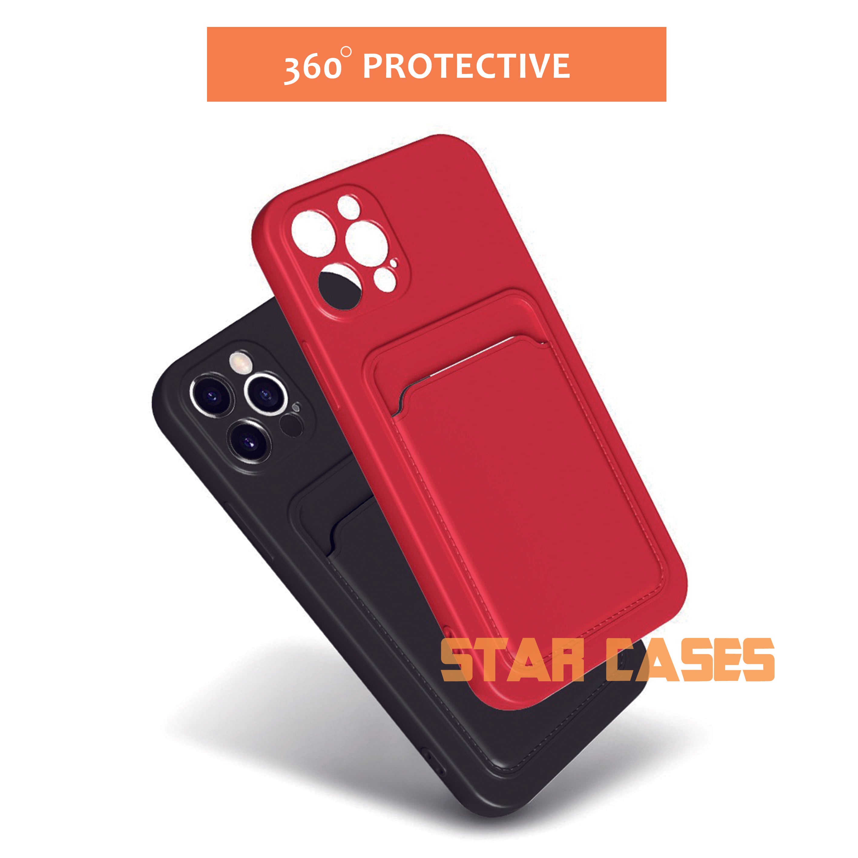 iPhone X/XS Back Card Silicone Case