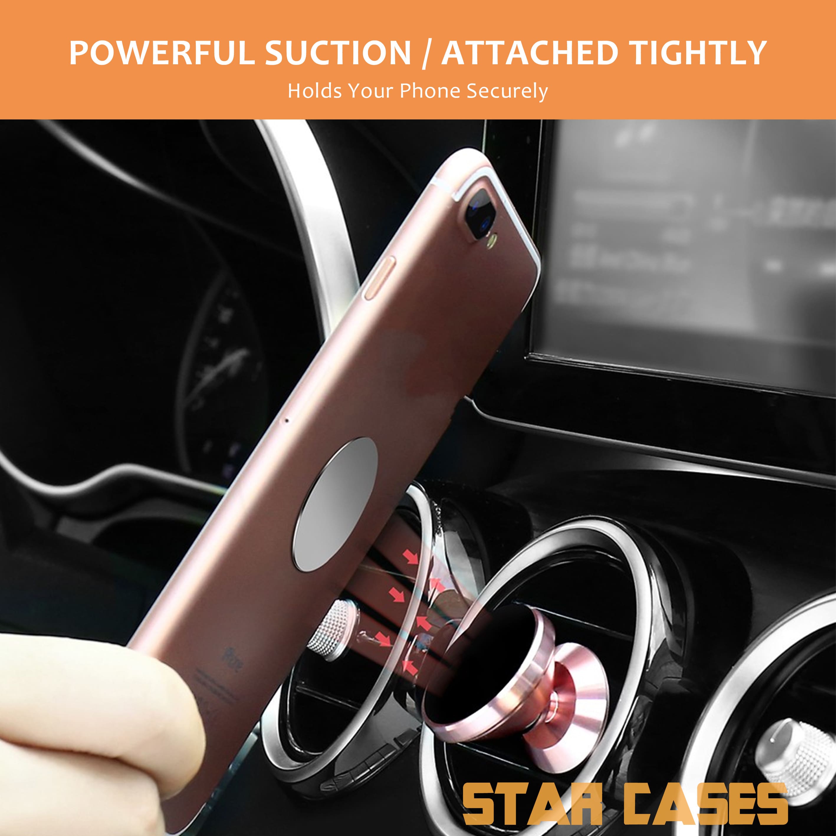 Rotation Universal Magnetic Air Vent Phone Holder