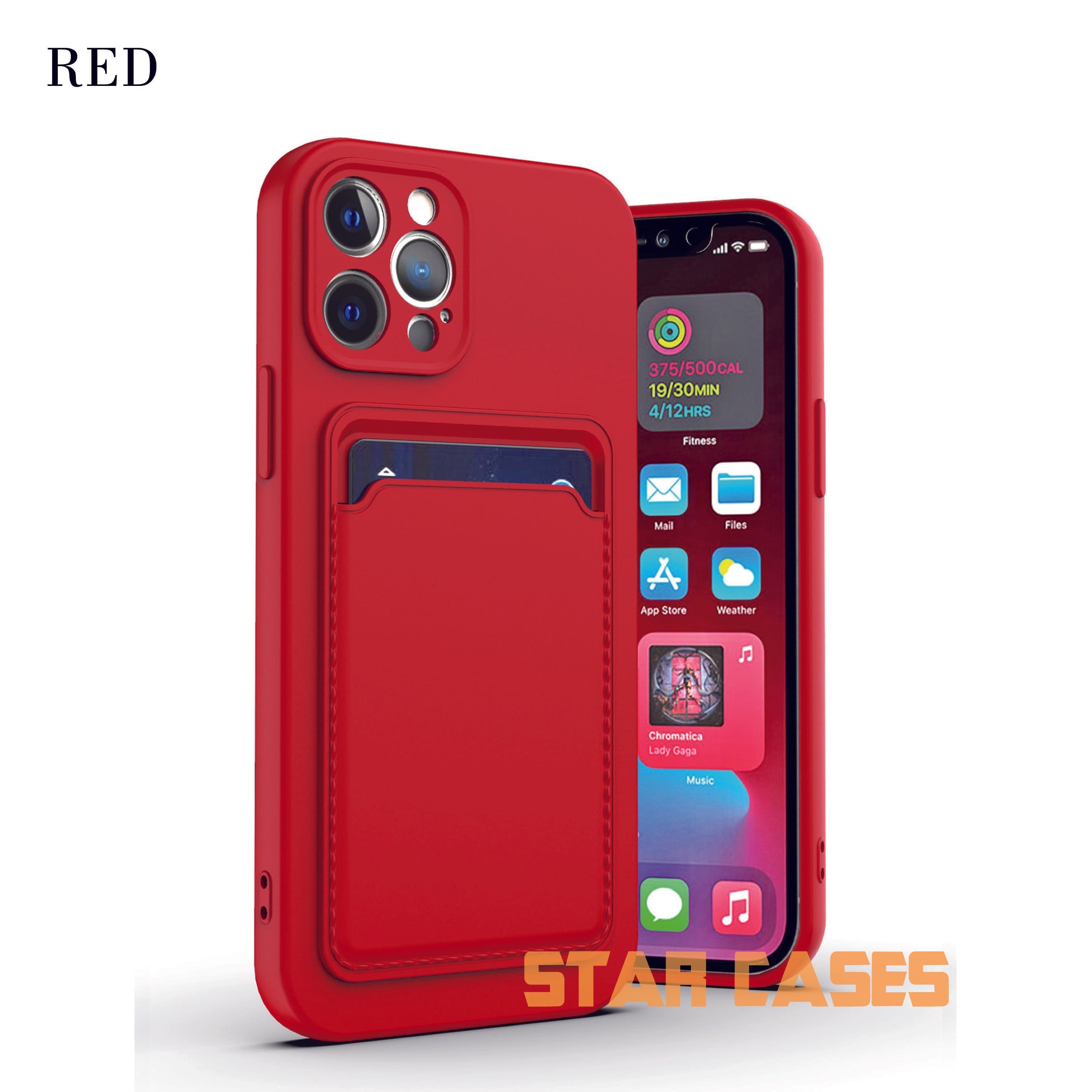 iPhone X/XS Back Card Silicone Case