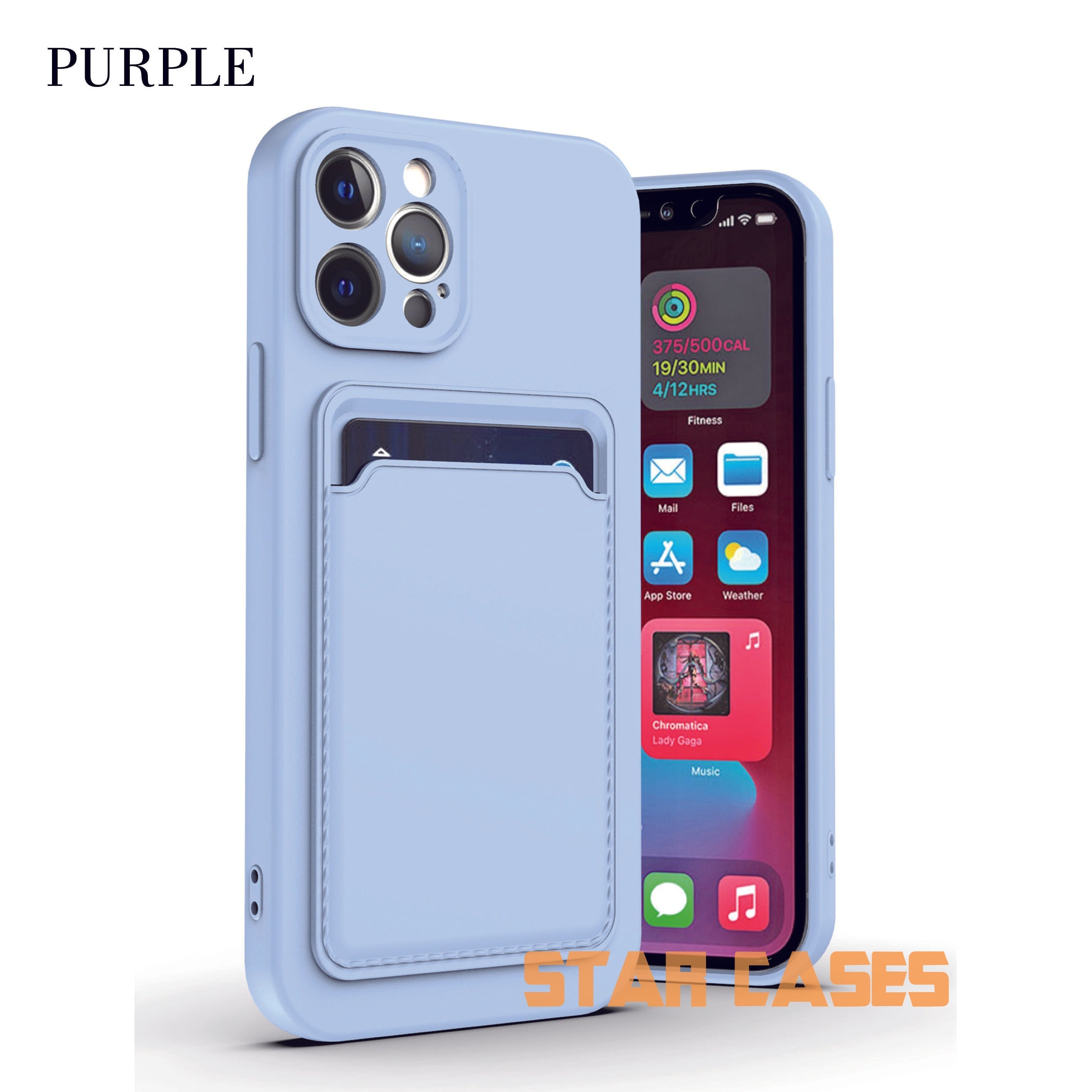 iPhone X/XS Back Card Silicone Case