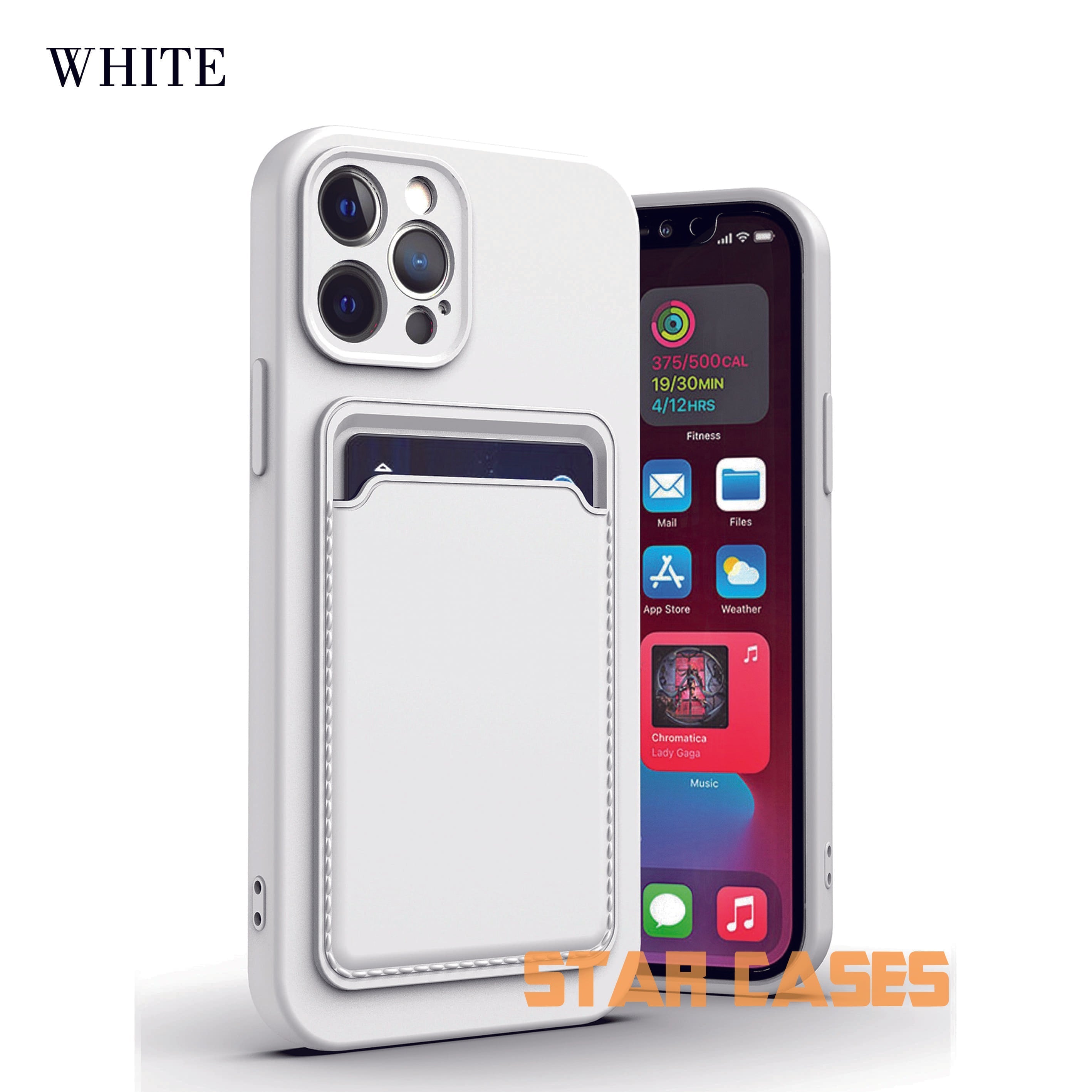 iPhone X/XS Back Card Silicone Case