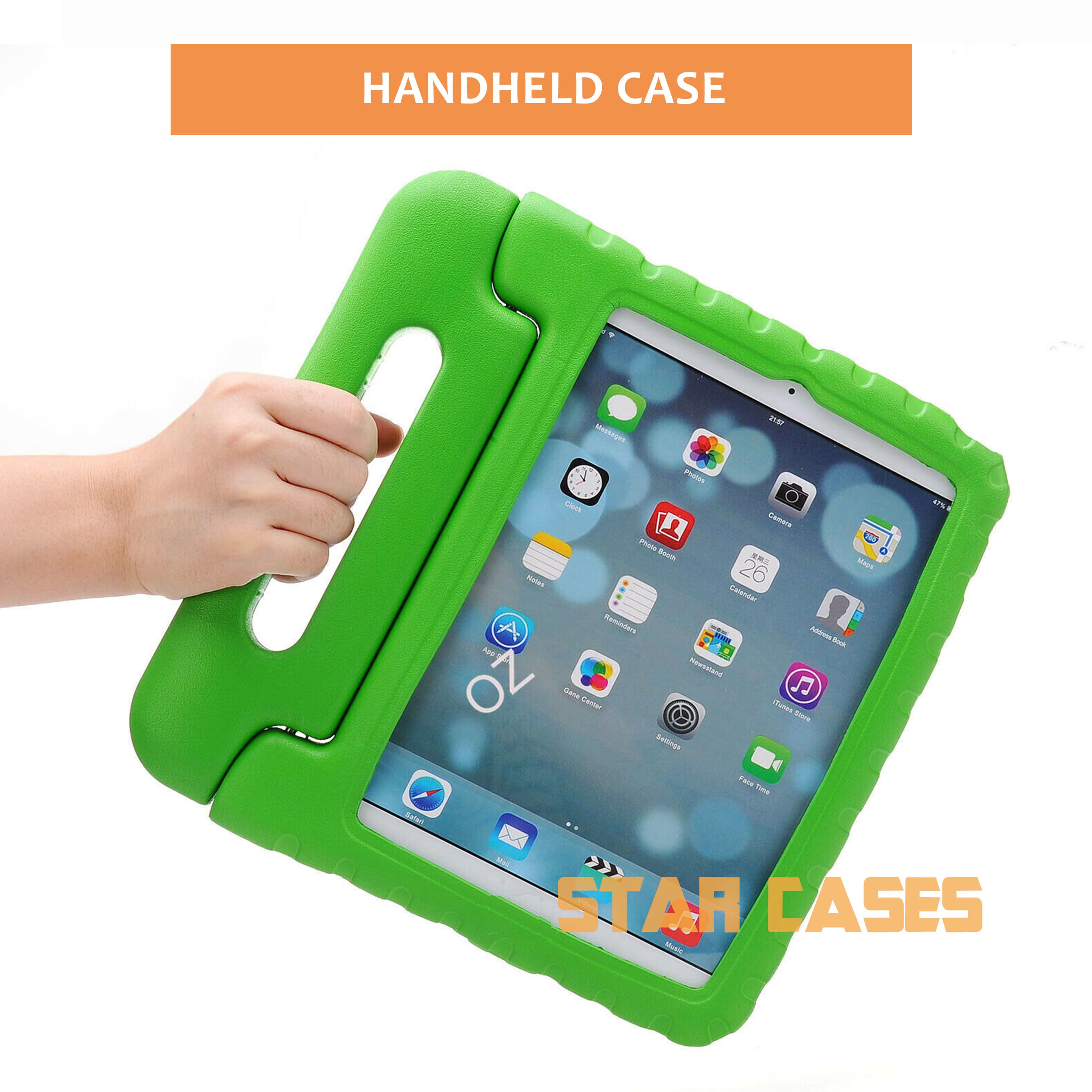 iPad 5&6&Air1&Air2  Kids Handle Stand Case