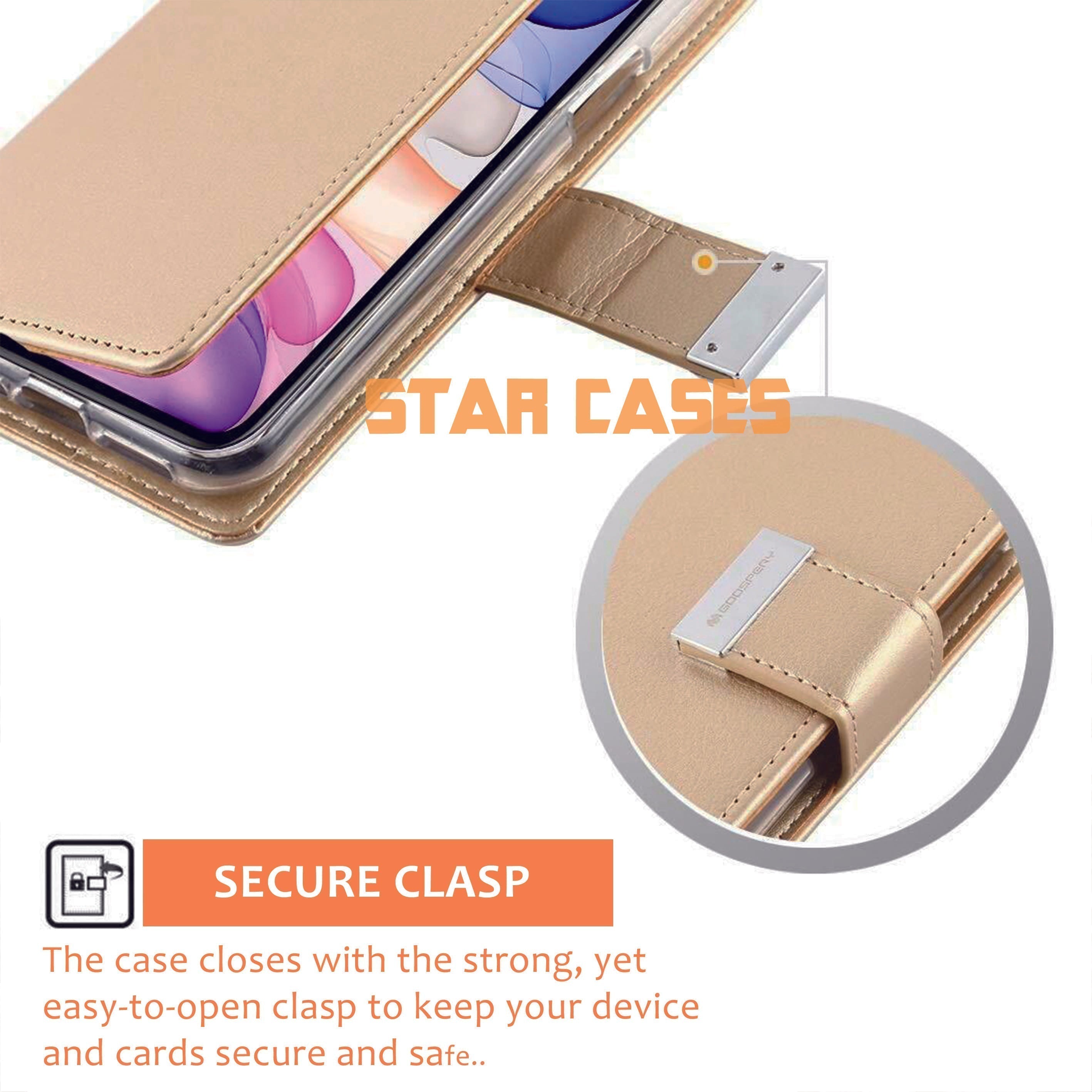 iPhone 14 Pro Rich Dairy Flip Wallet Cover