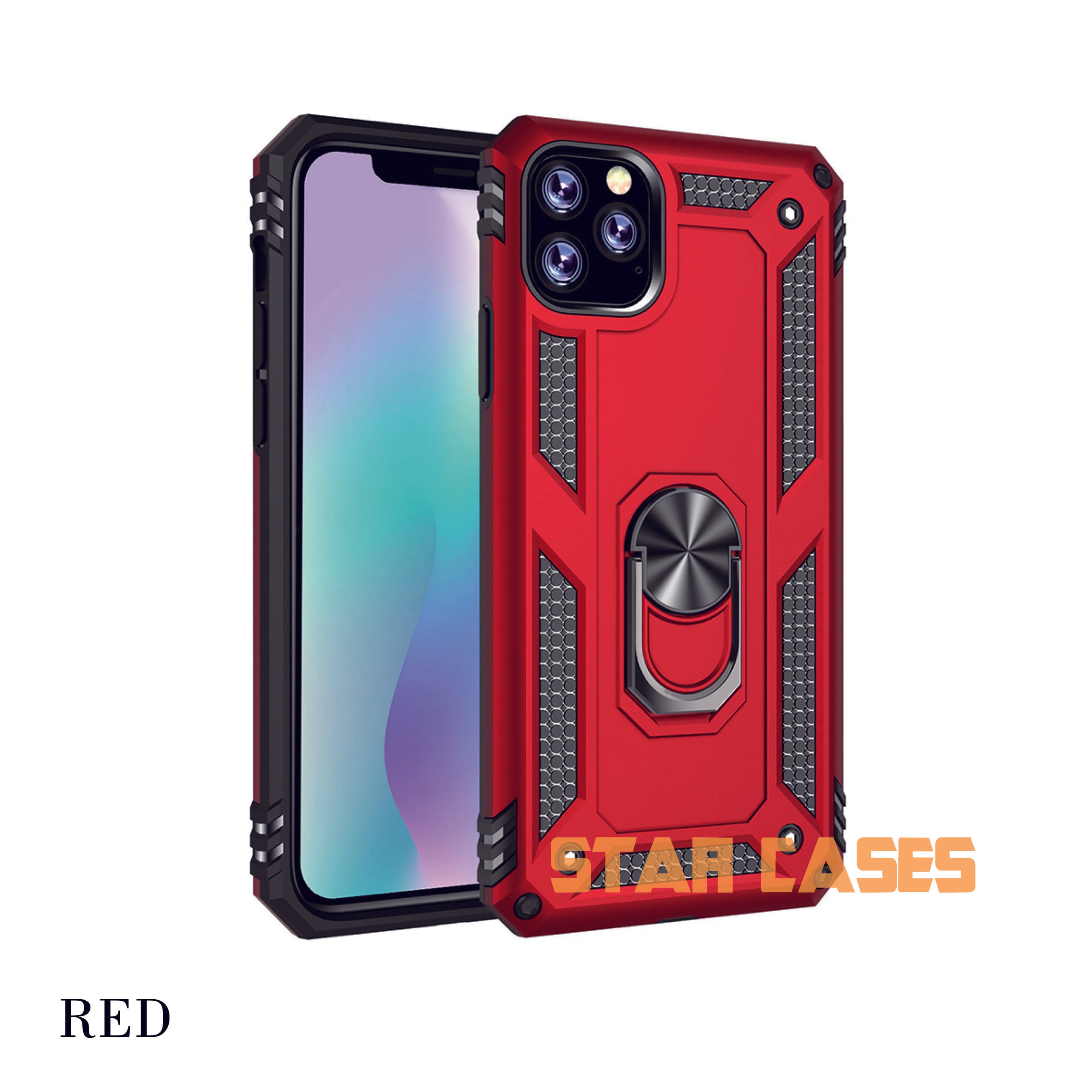 iPhone X/Xs Military Ring Holder Magnetic Case