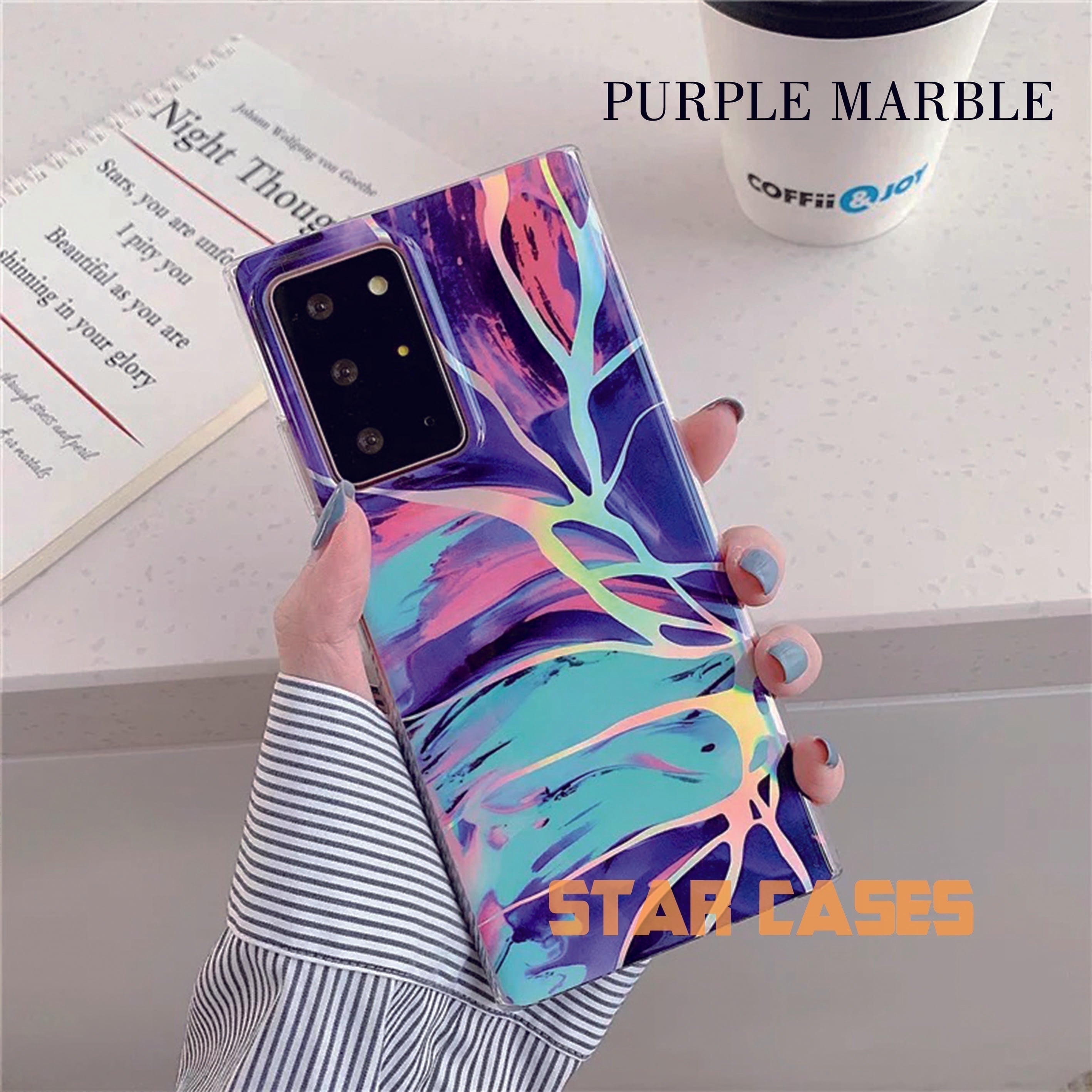 Samsung S10 Laser Marble Soft Case