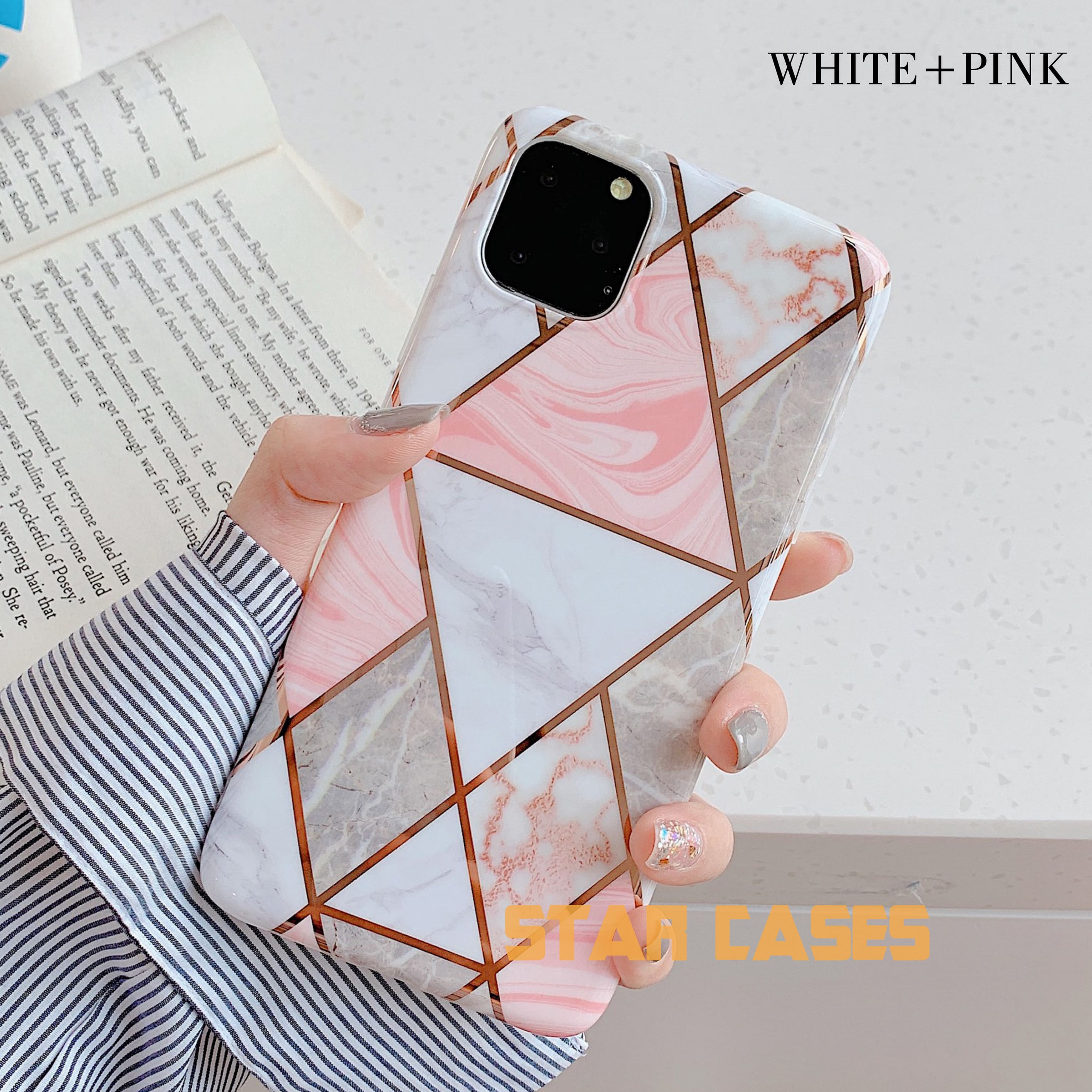 iPhone X/XS Marble Diamond Soft Case