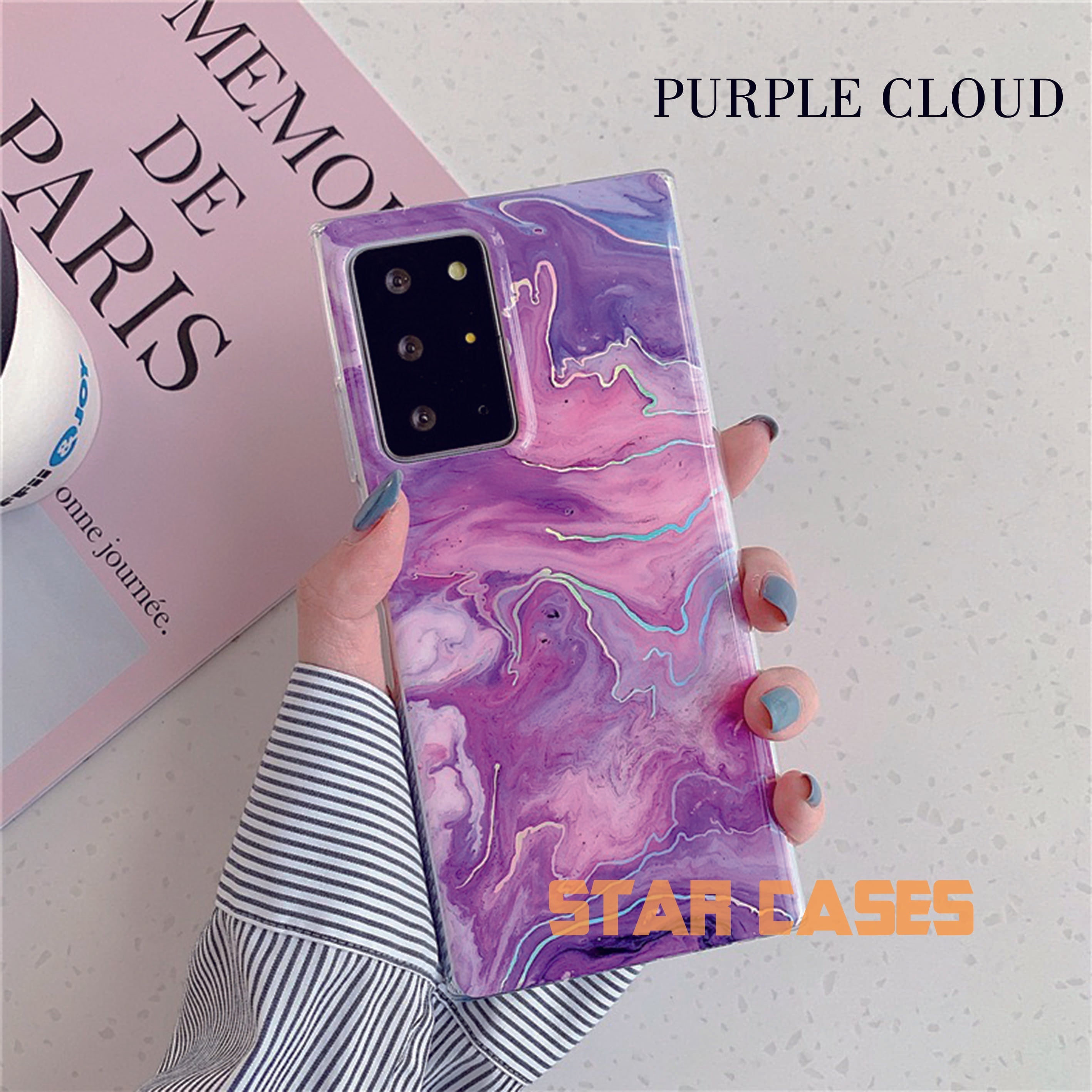 Samsung S10 Plus Laser Marble Soft Case