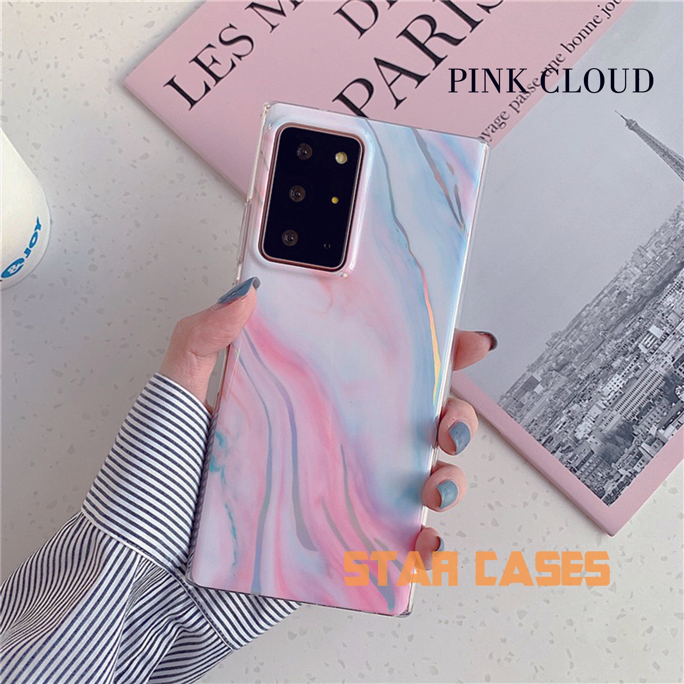 Samsung Note20 Laser Marble Soft Case