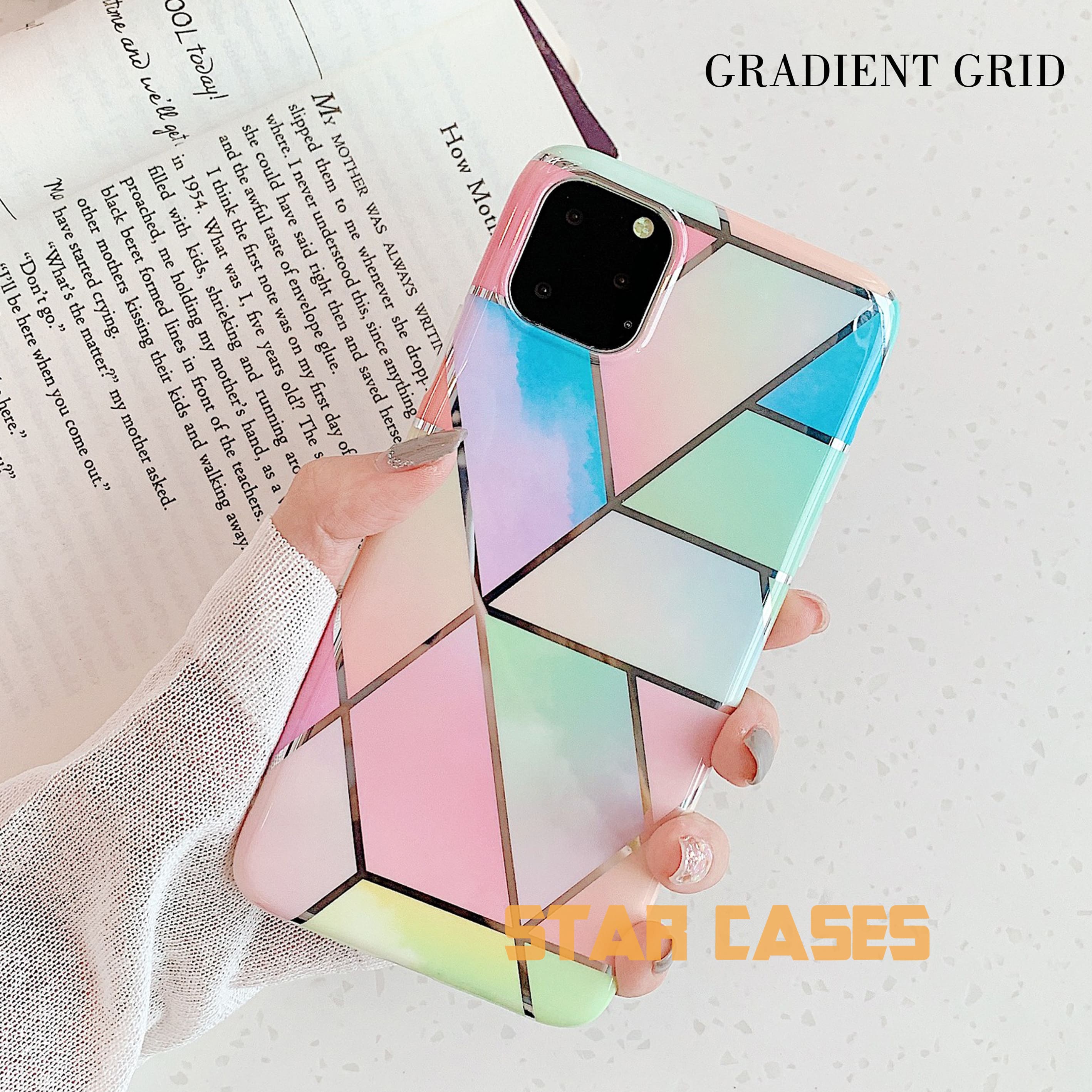 iPhone 7/8/SE Marble Diamond Soft Case