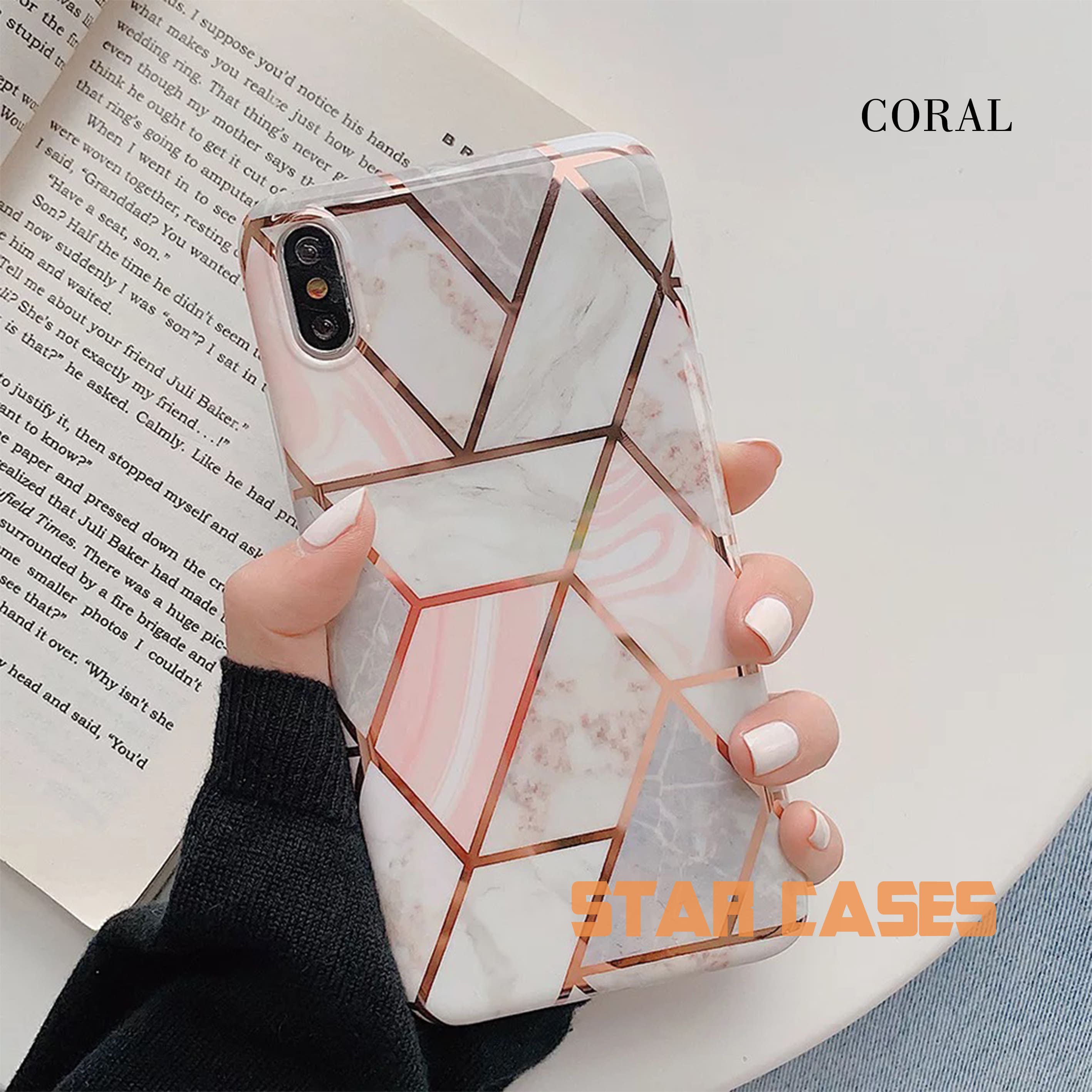 iPhone 7+/8+ Marble Diamond Soft Case