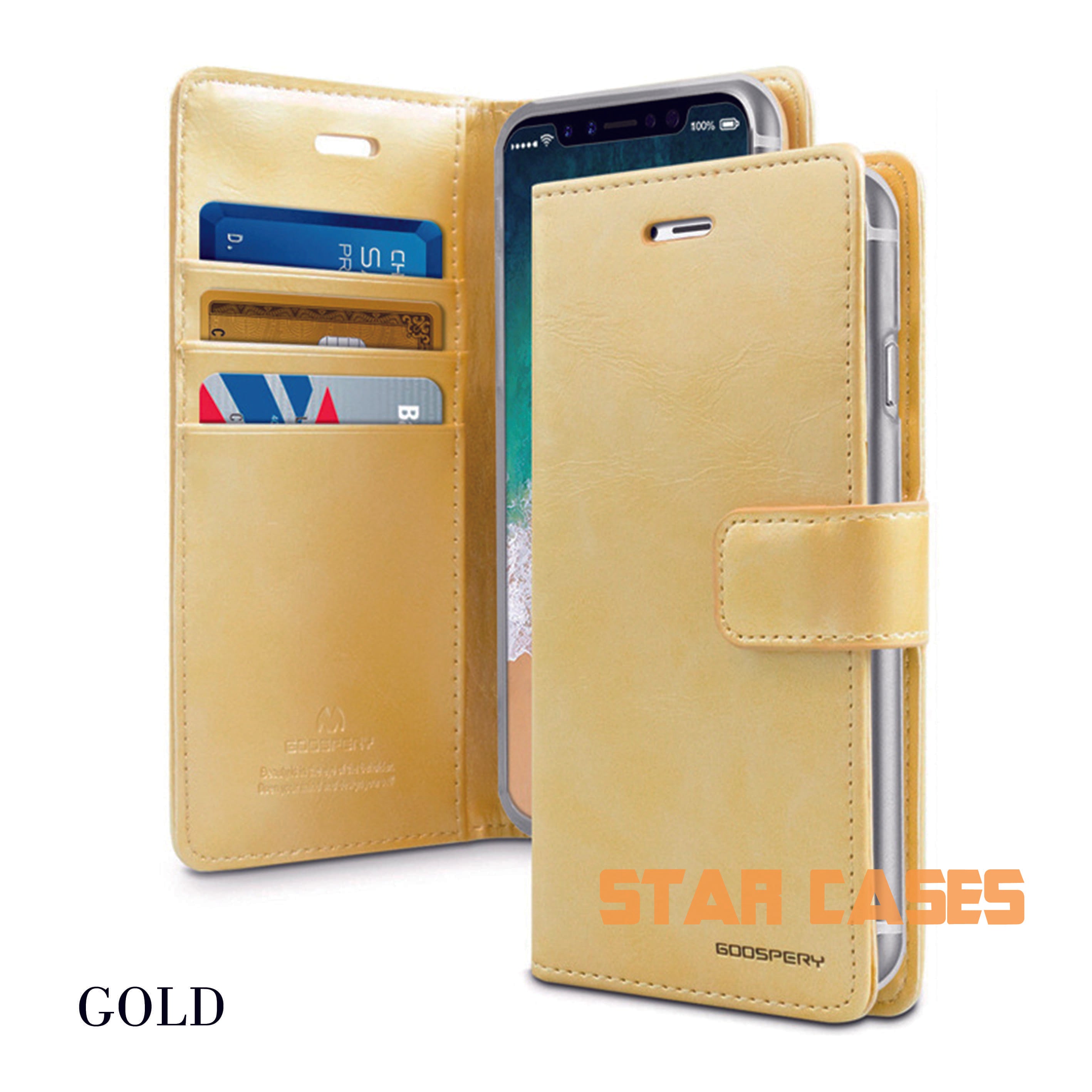 iPhone XsMax BlueMoon Flip Wallet Cover