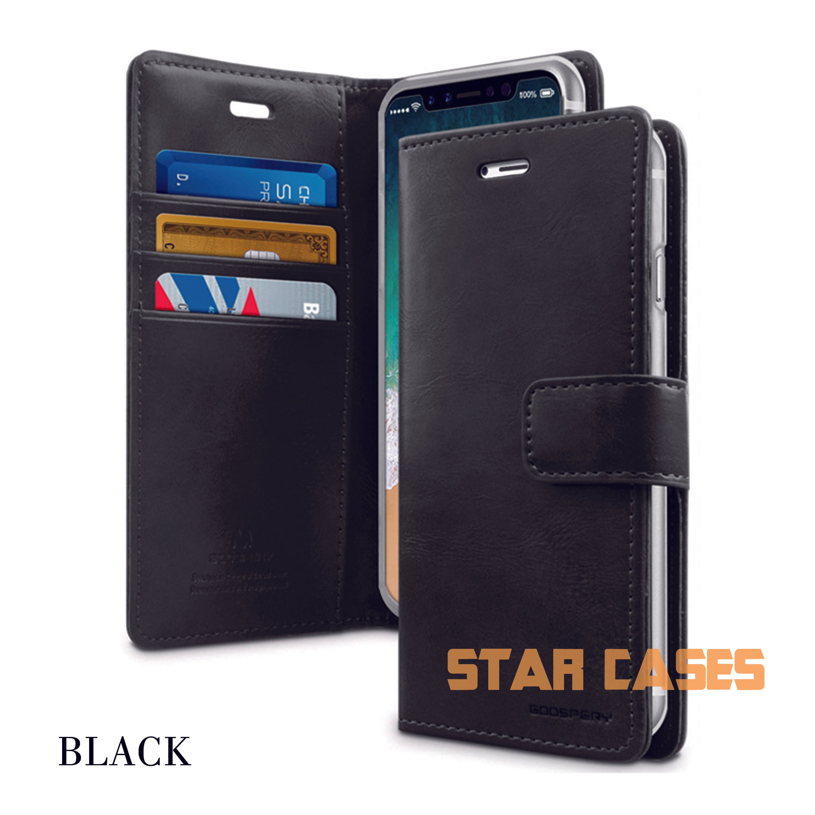 iPhone 7/8/SE2 BlueMoon Flip Wallet Cover