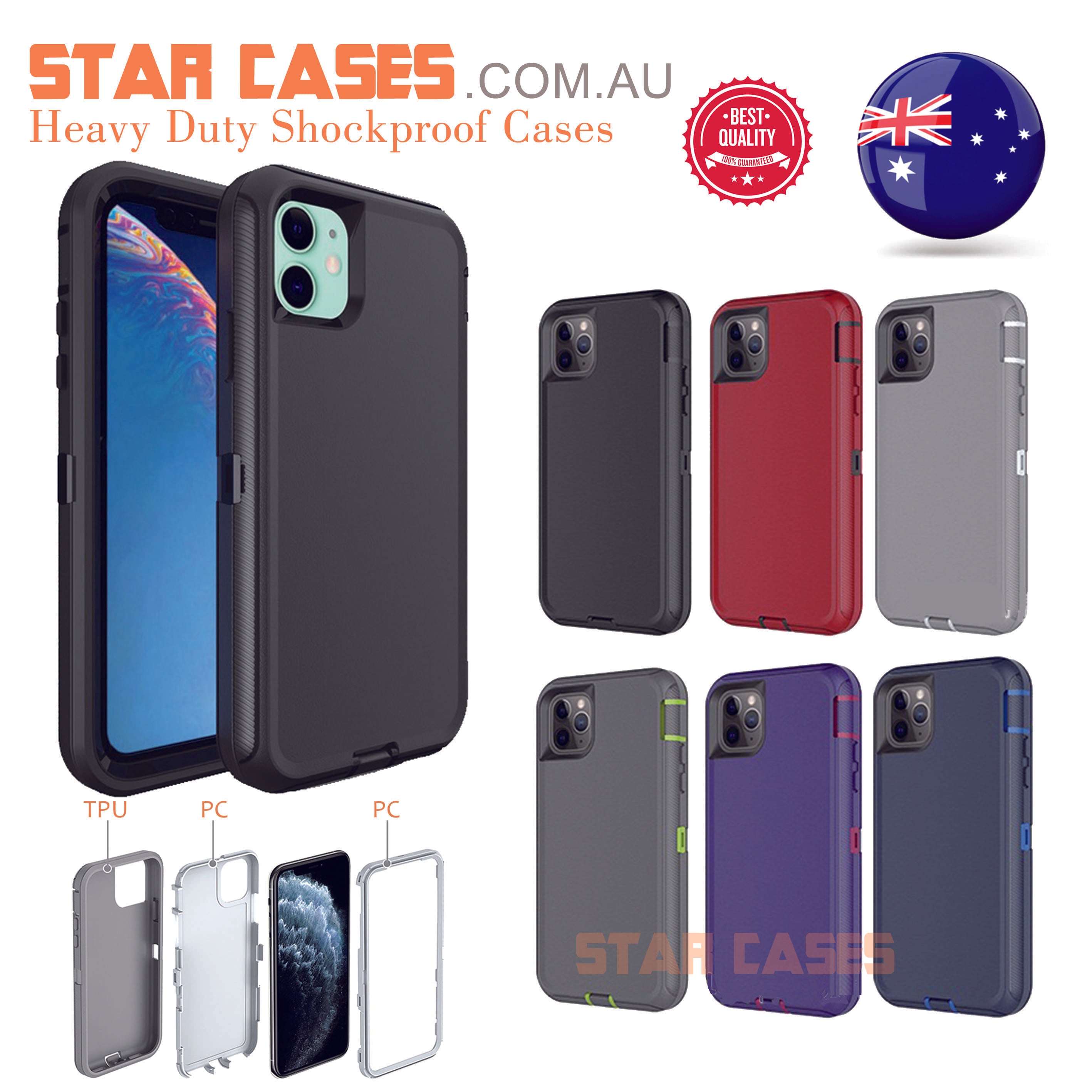 iPhone 7+/8+ Defender Heavy Duty Case