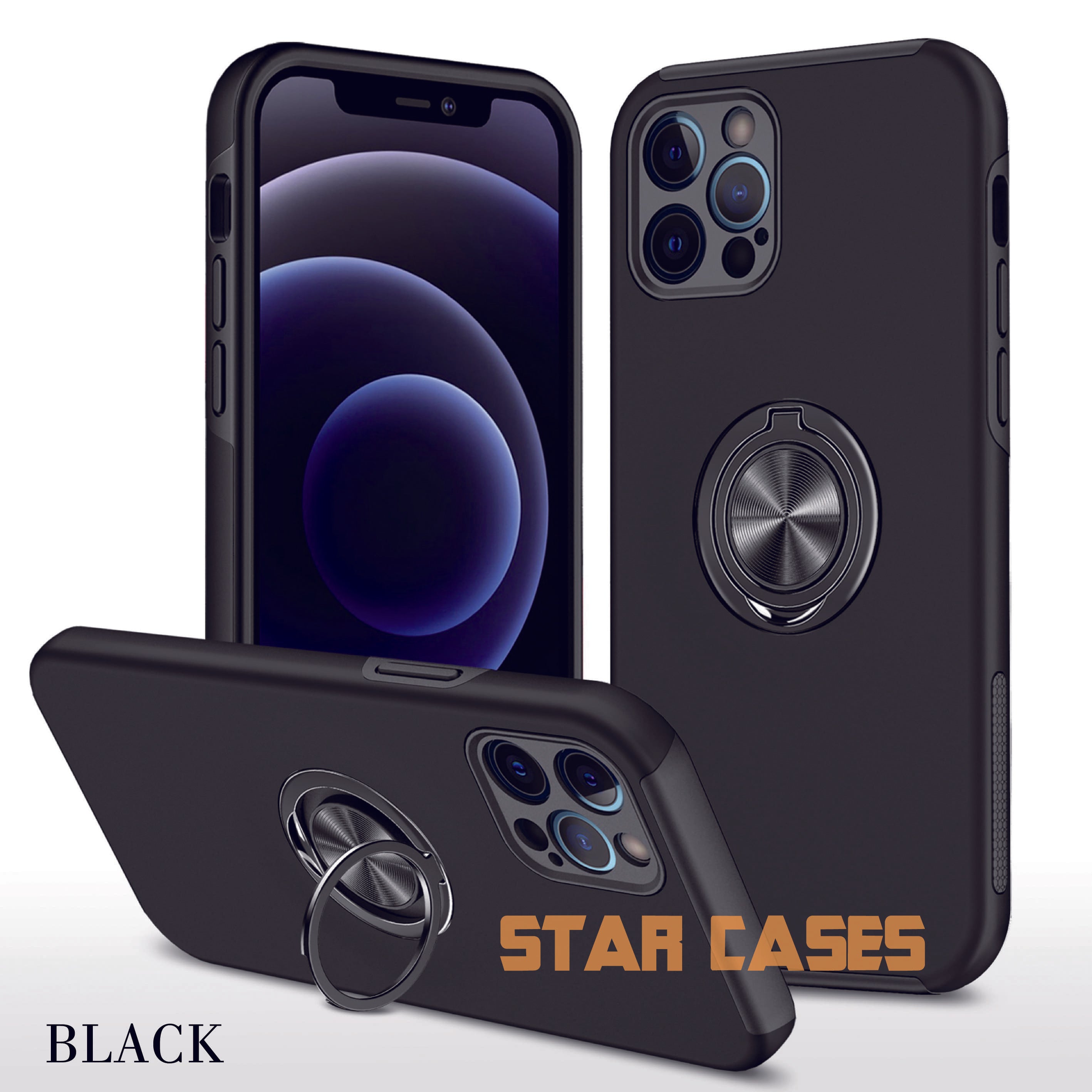 iPhone 11 Pro Shockproof Magnetic Ring Holder Case