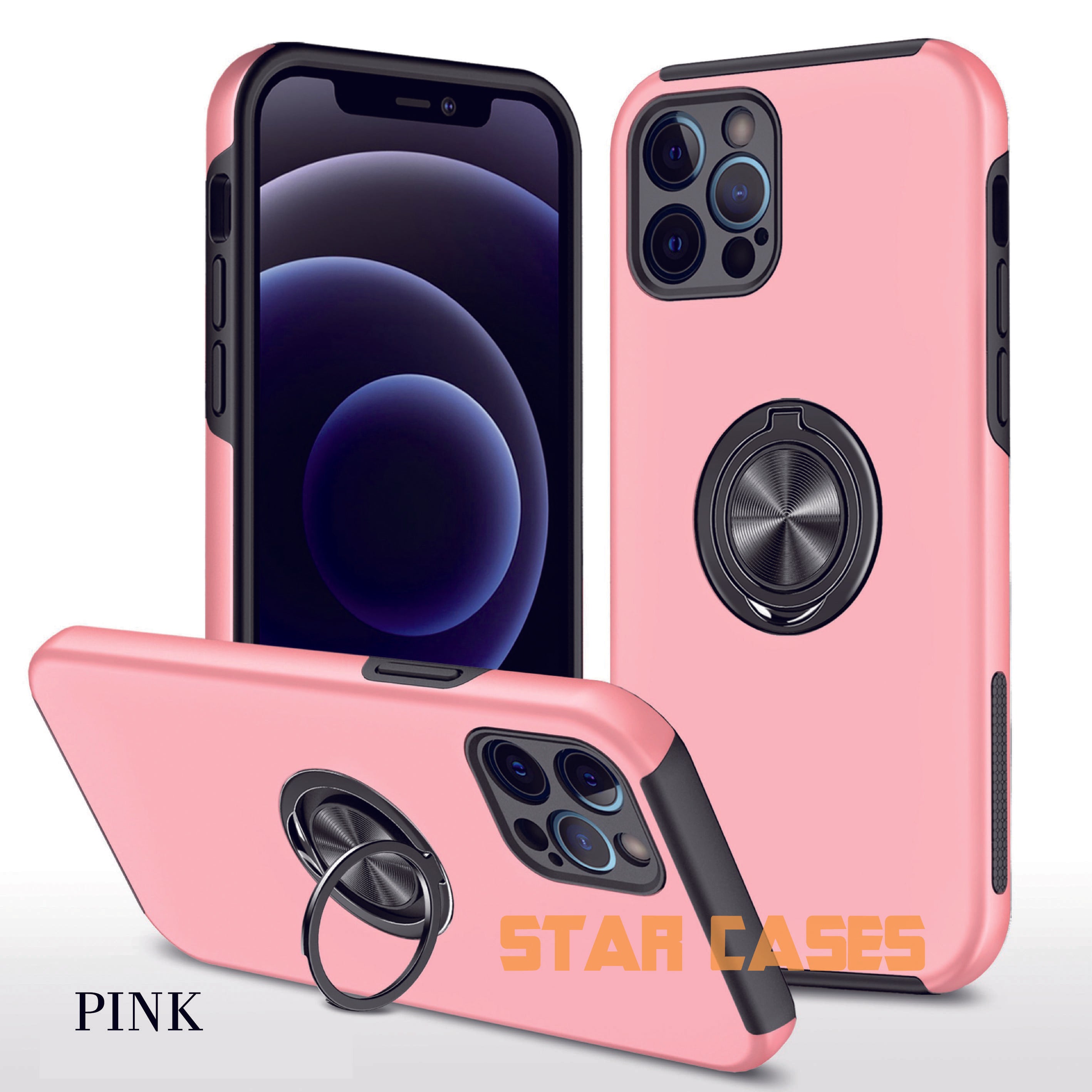 iPhone 7/8/Se2 Shockproof Magnetic Ring Holder Case