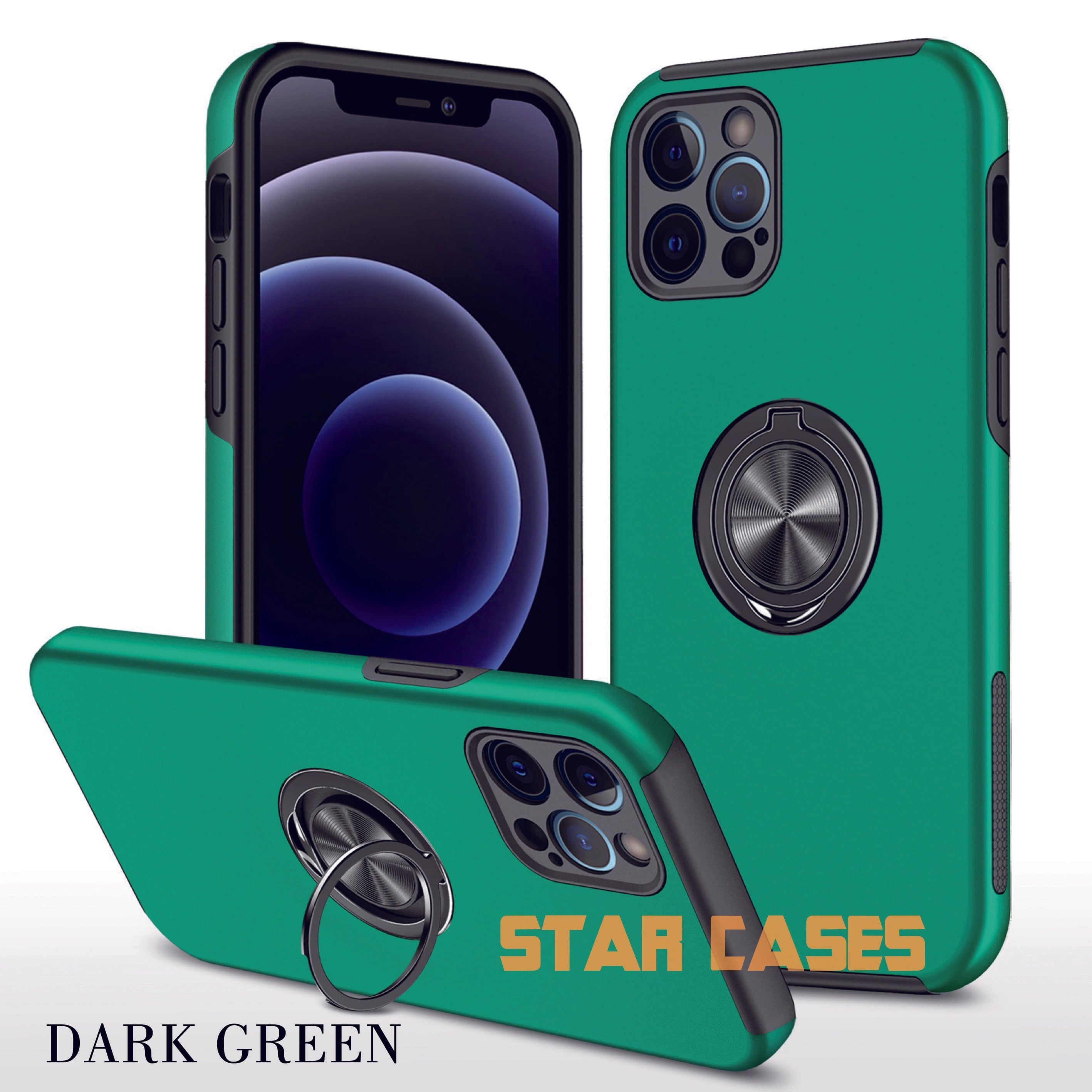 iPhone 11 Pro Shockproof Magnetic Ring Holder Case