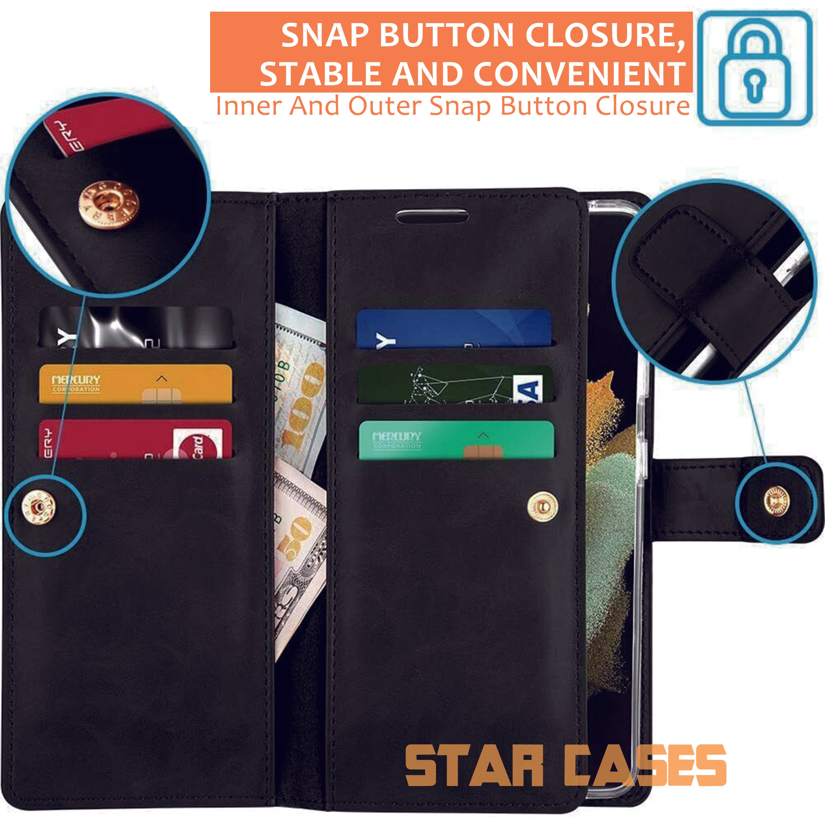 Samsung Note20 Ultra Mansoor Flip Wallet Cover