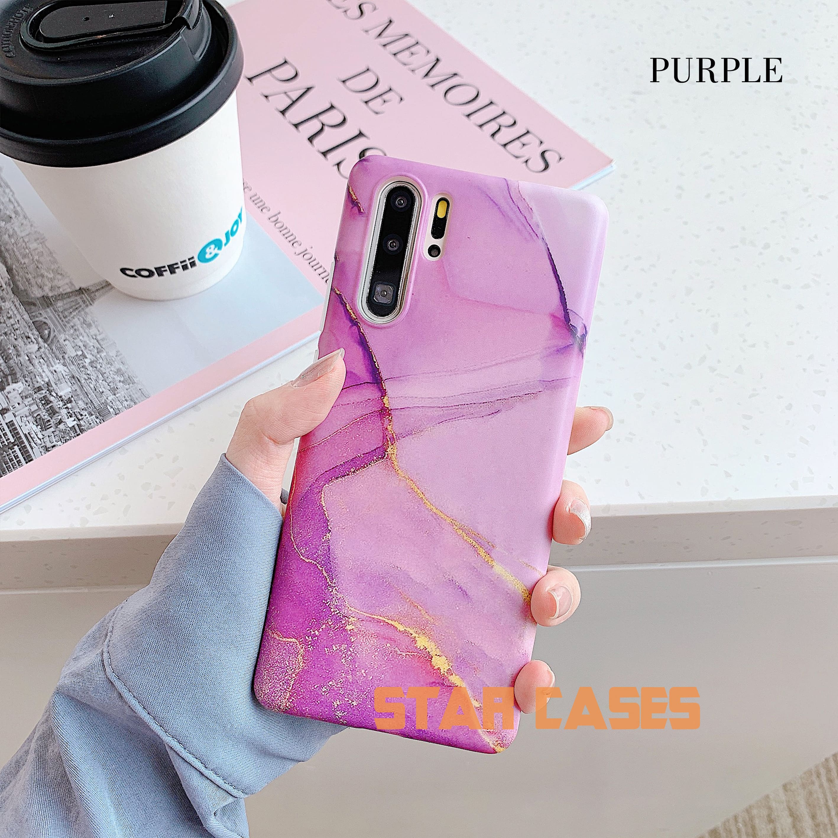 Samsung S10 Plus Marble Blooming Silicone Case