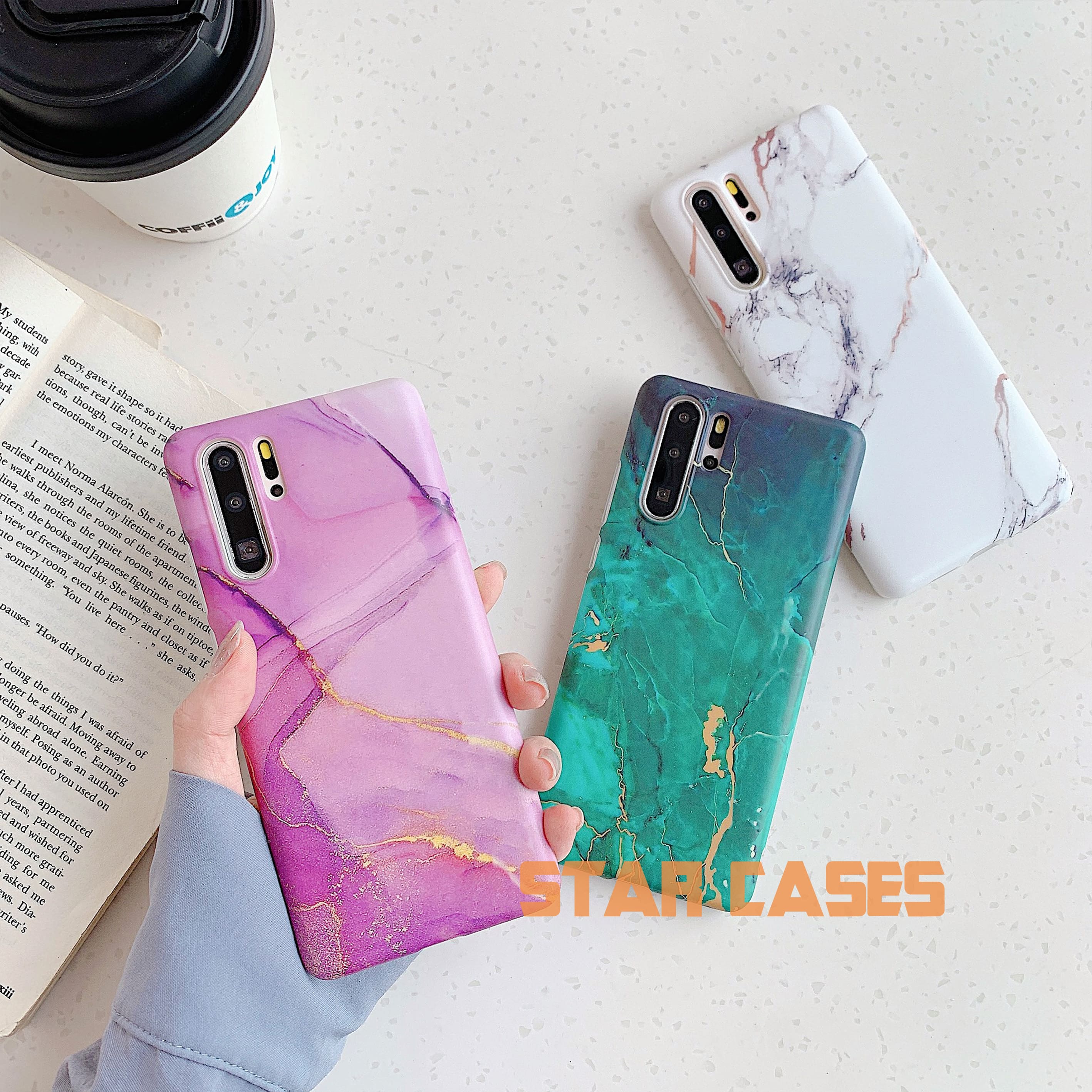 Samsung S22 Marble Blooming Silicone Case