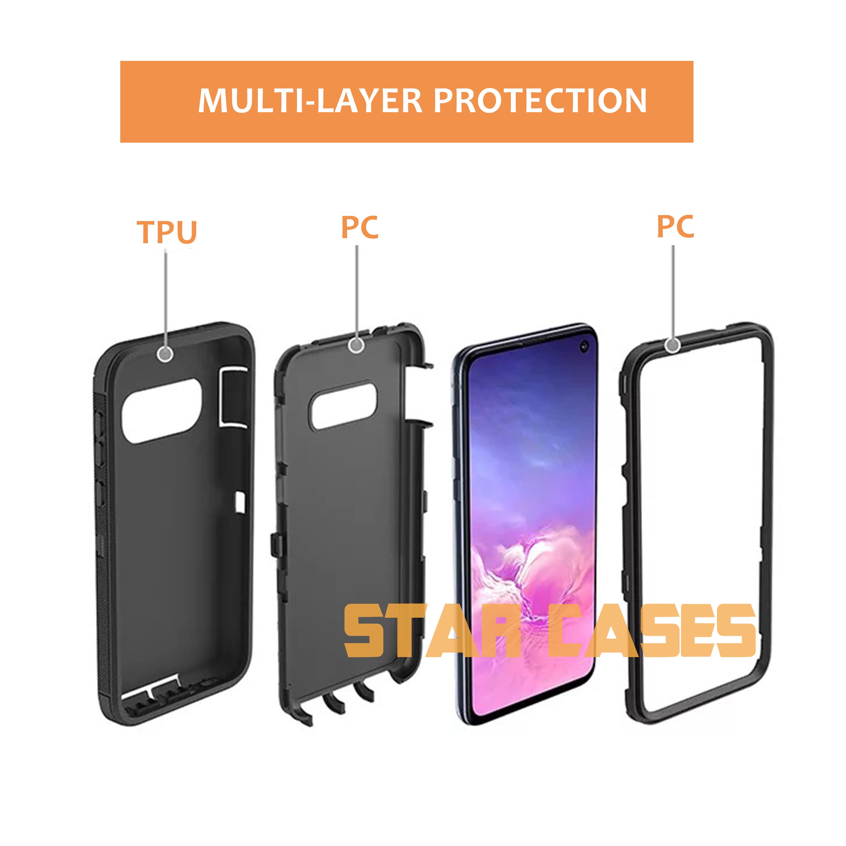 Samsung Note10 Defender Hybrid Case