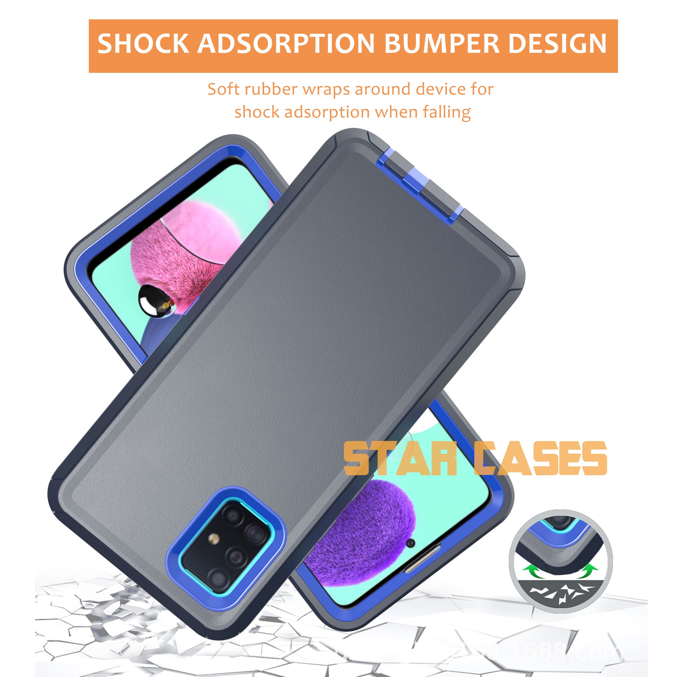 Samsung A15 Defender Hybrid Case