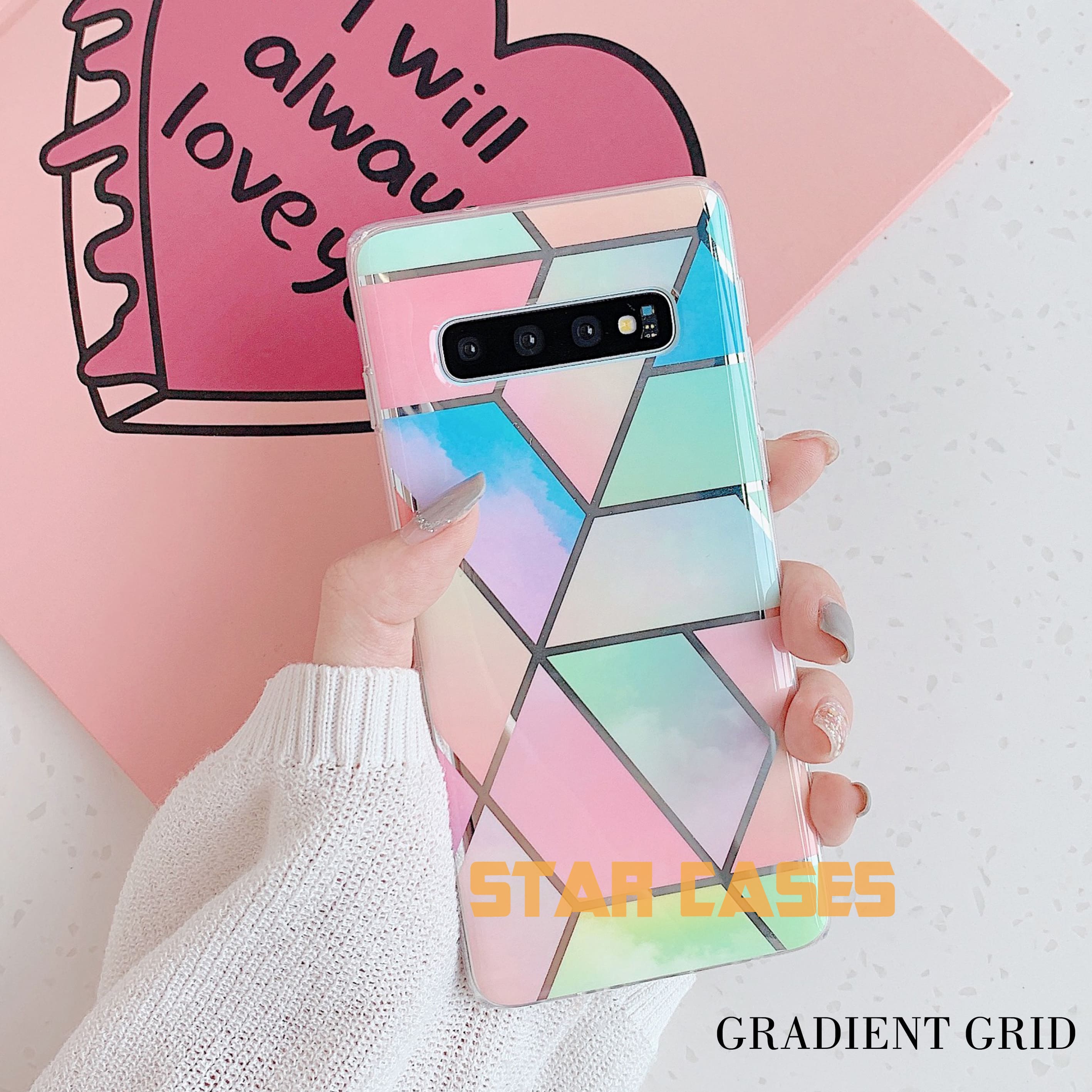 Samsung S10 Plus Marble Diamond Soft Case