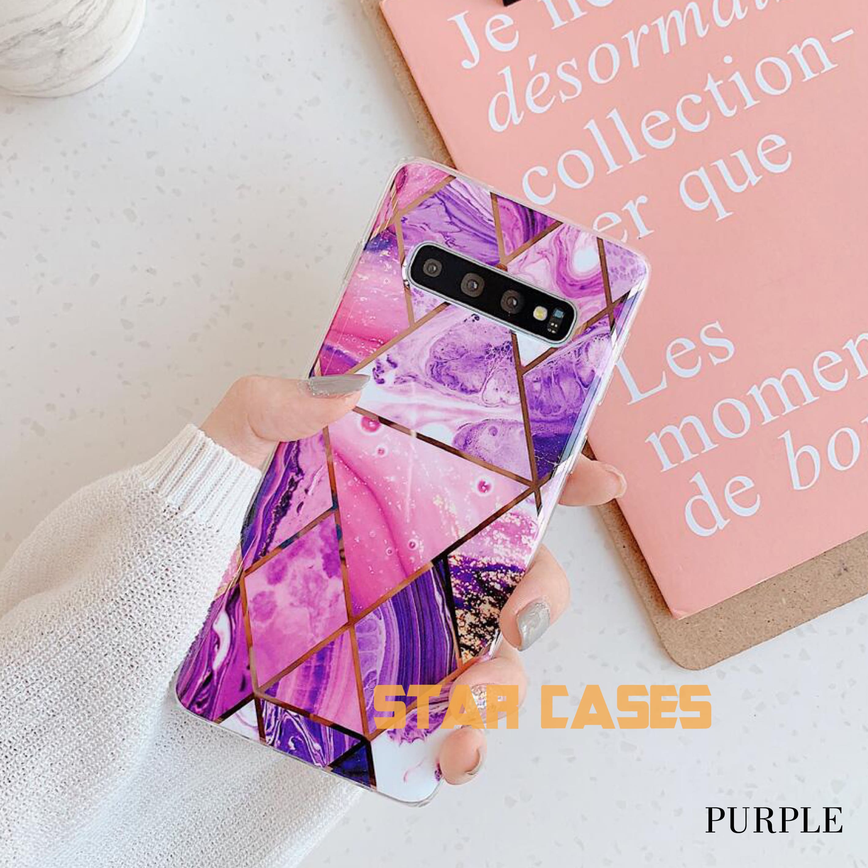 Samsung S10 Marble Diamond Soft Case