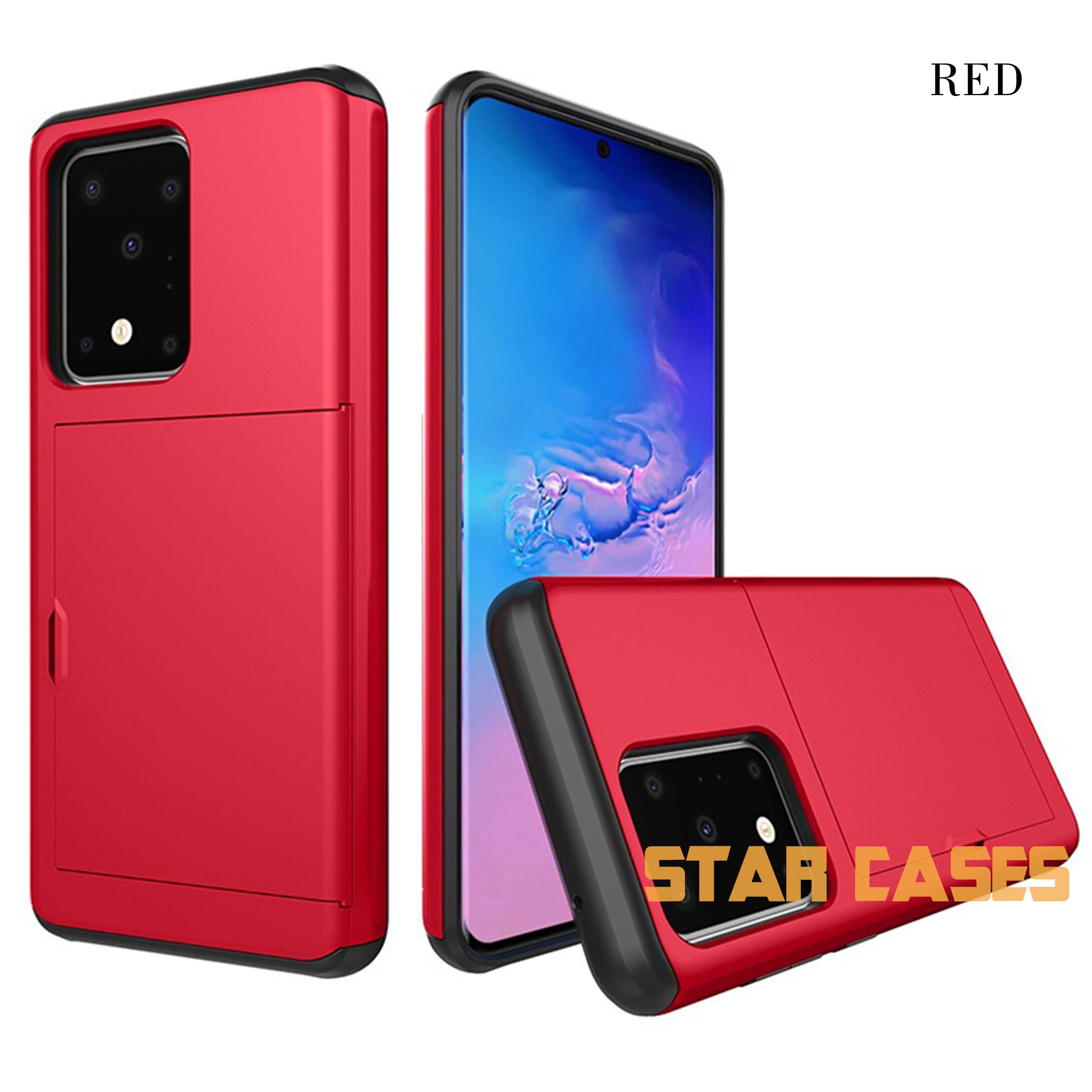 Samsung S10E Heavy Duty Back Slide Card Case