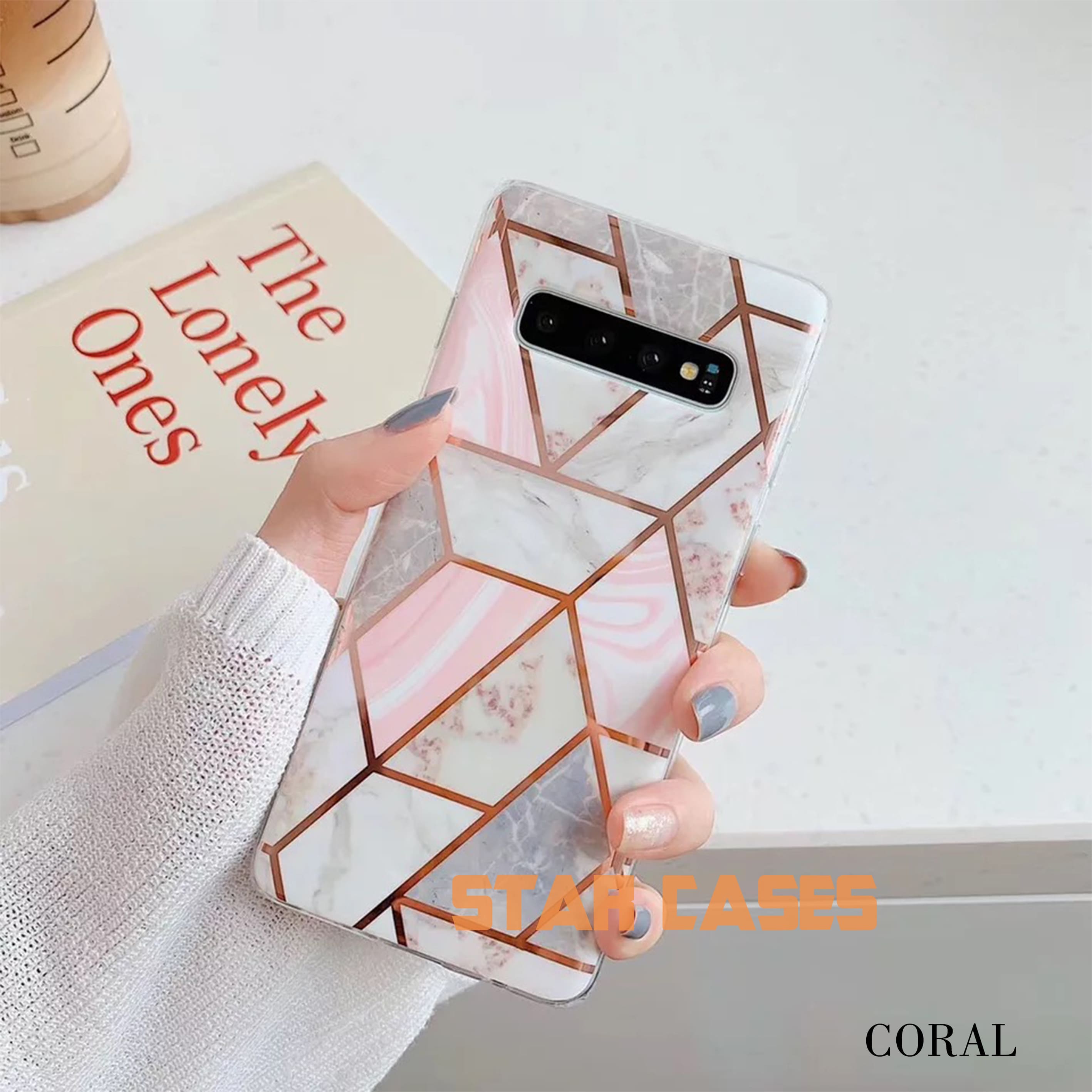 Samsung S10 Marble Diamond Soft Case