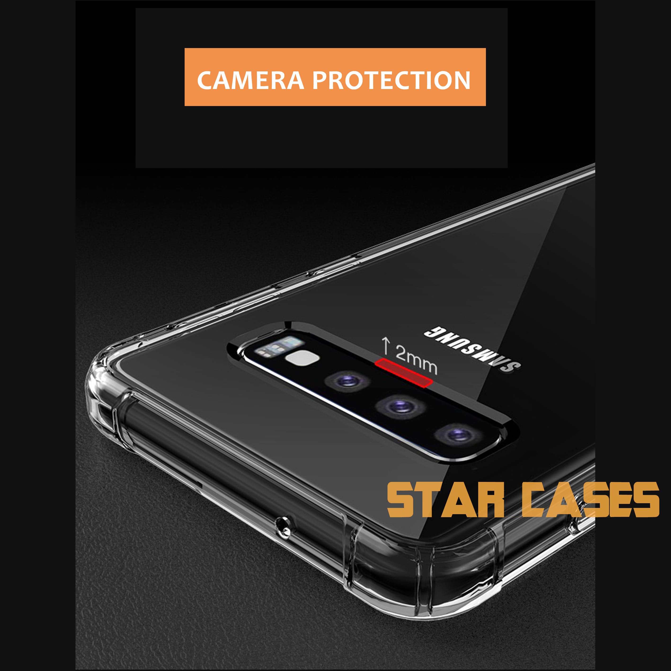 Samsung S10 Clear Soft Bumper Case