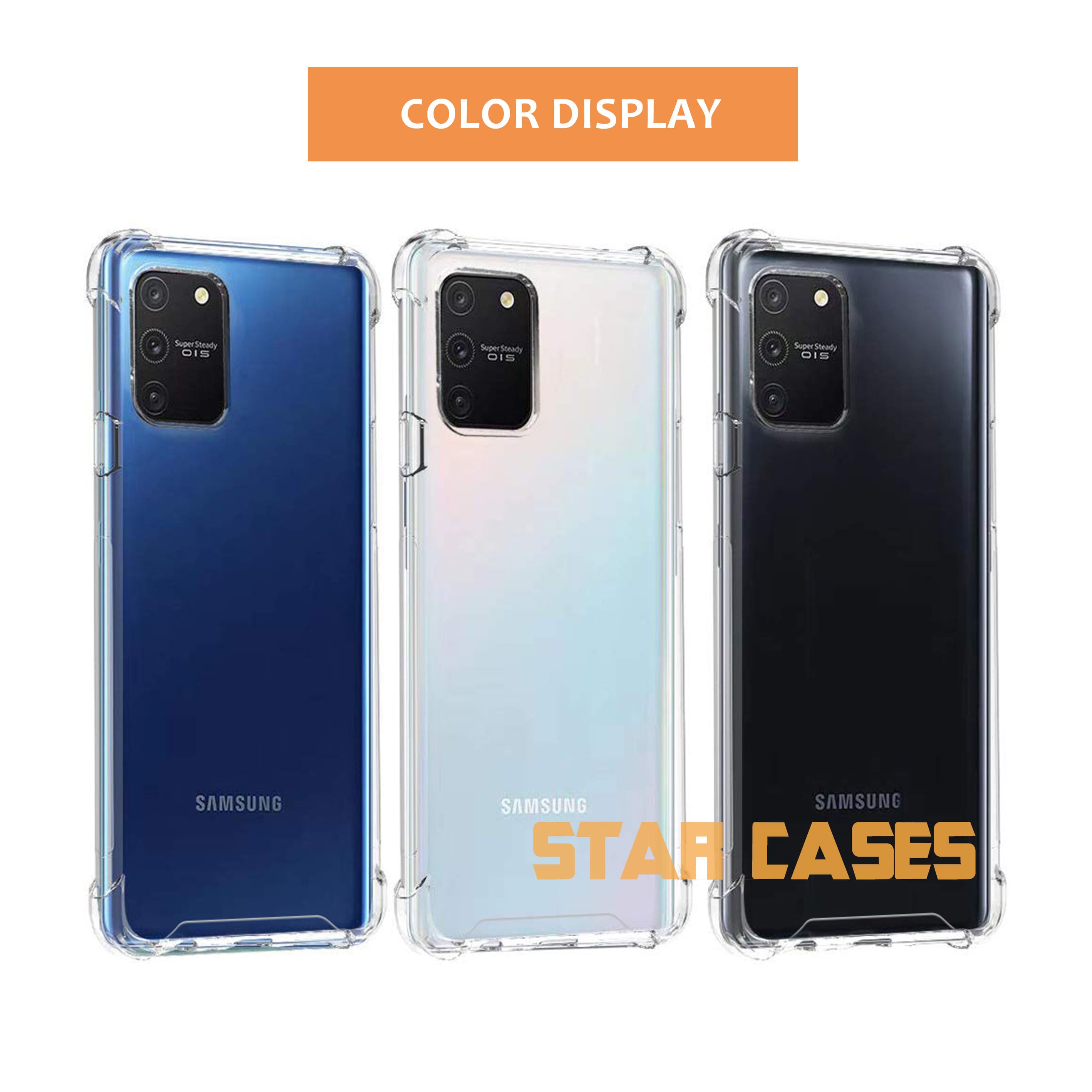 Samsung A72 Clear Soft Bumper Case