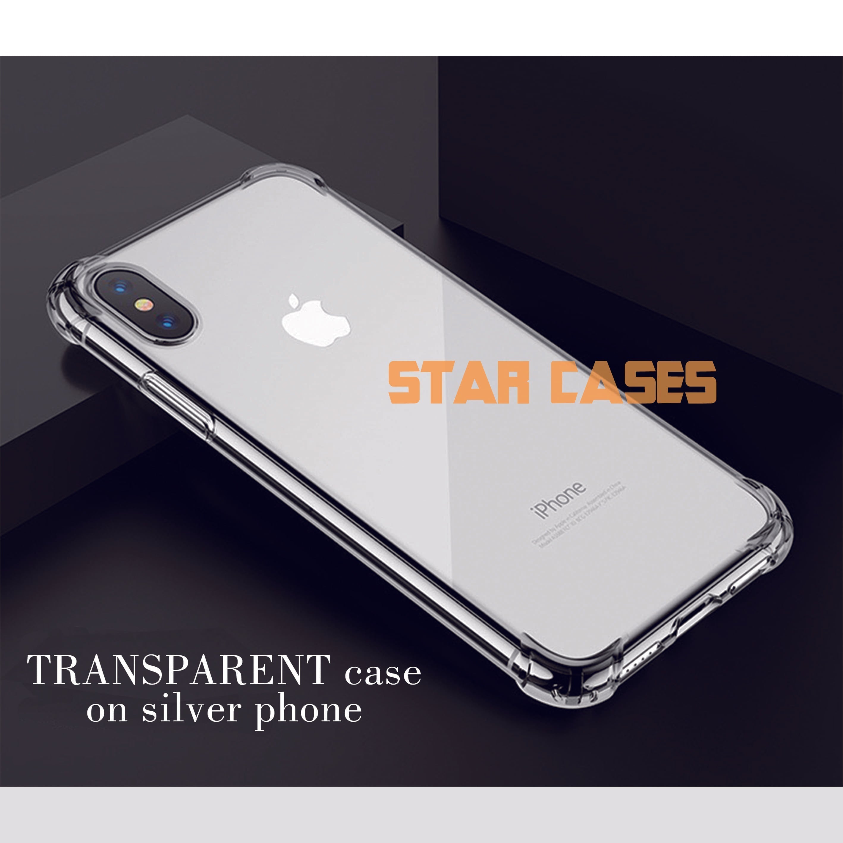 iPhone X/XS Clear Soft Bumper Case