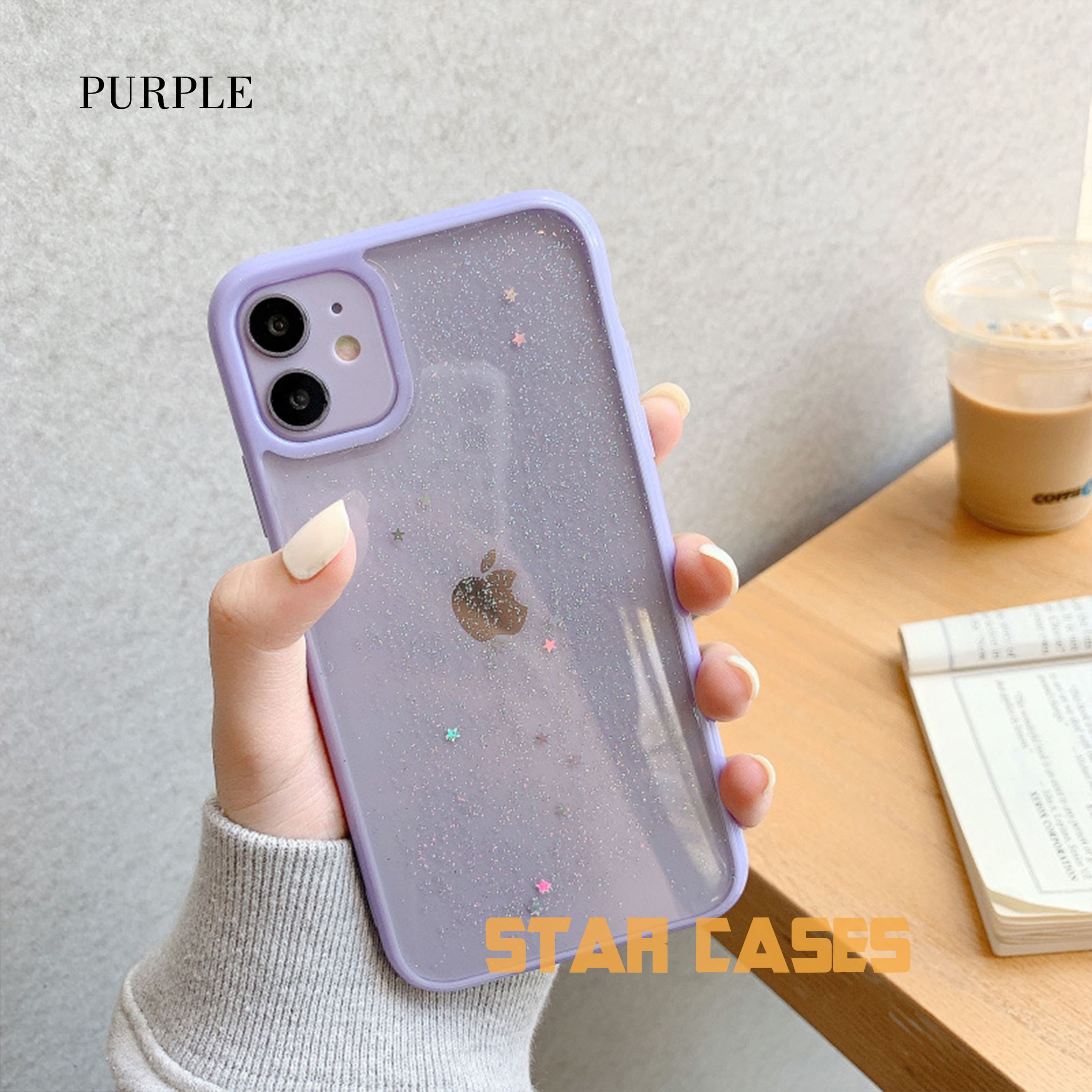 iPhone 12/12 Pro Bling Star Glitter Slim Case