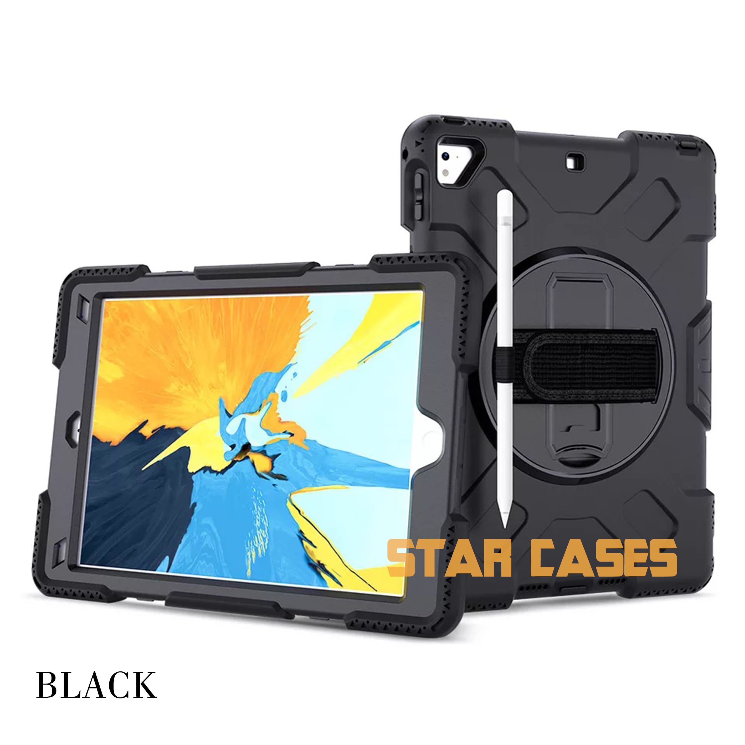 iPad 789 10.2/Air3 10.5 Heavy Duty Rotating Case