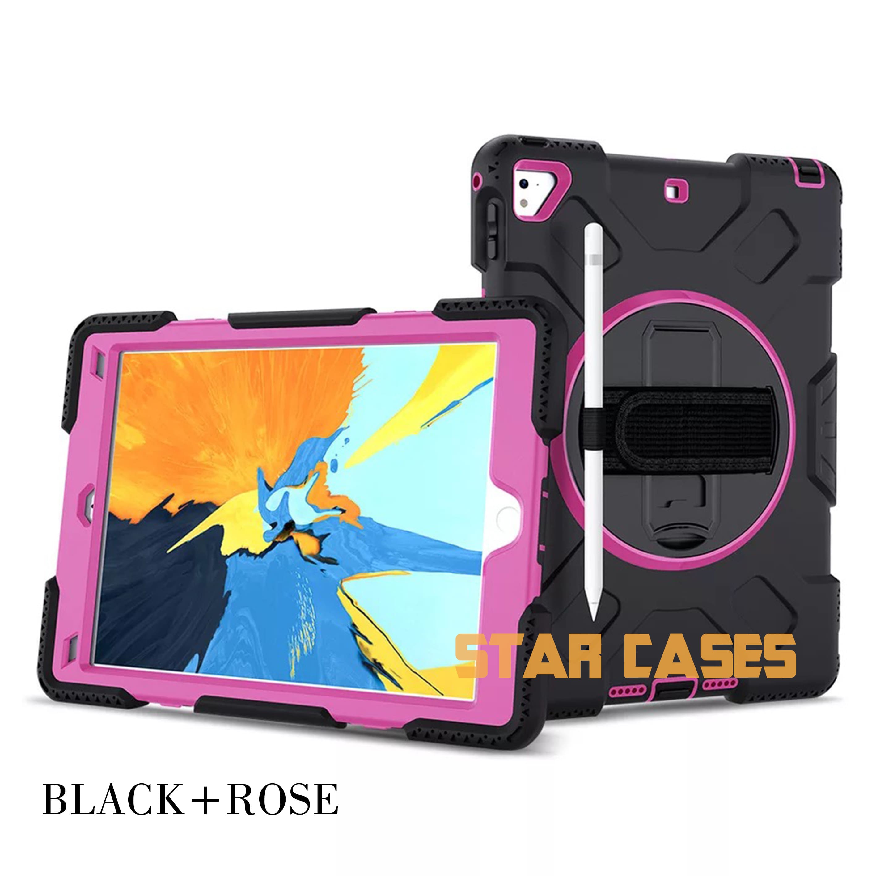 iPad Pro 12.9 2018&2020&2021 Heavy Duty Rotating Case