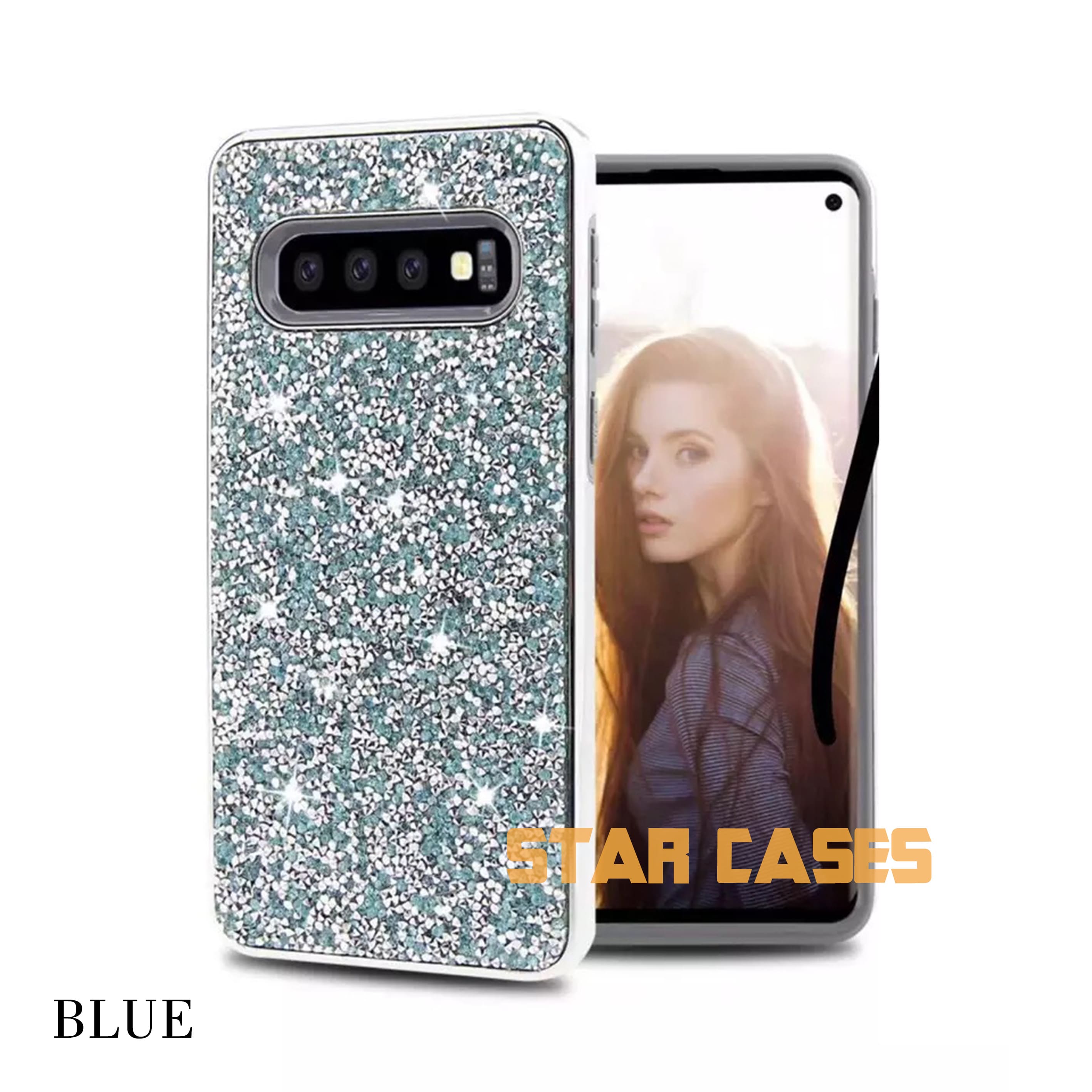 Samsung S21 Sparkling Diamond Shockproof Hard Case