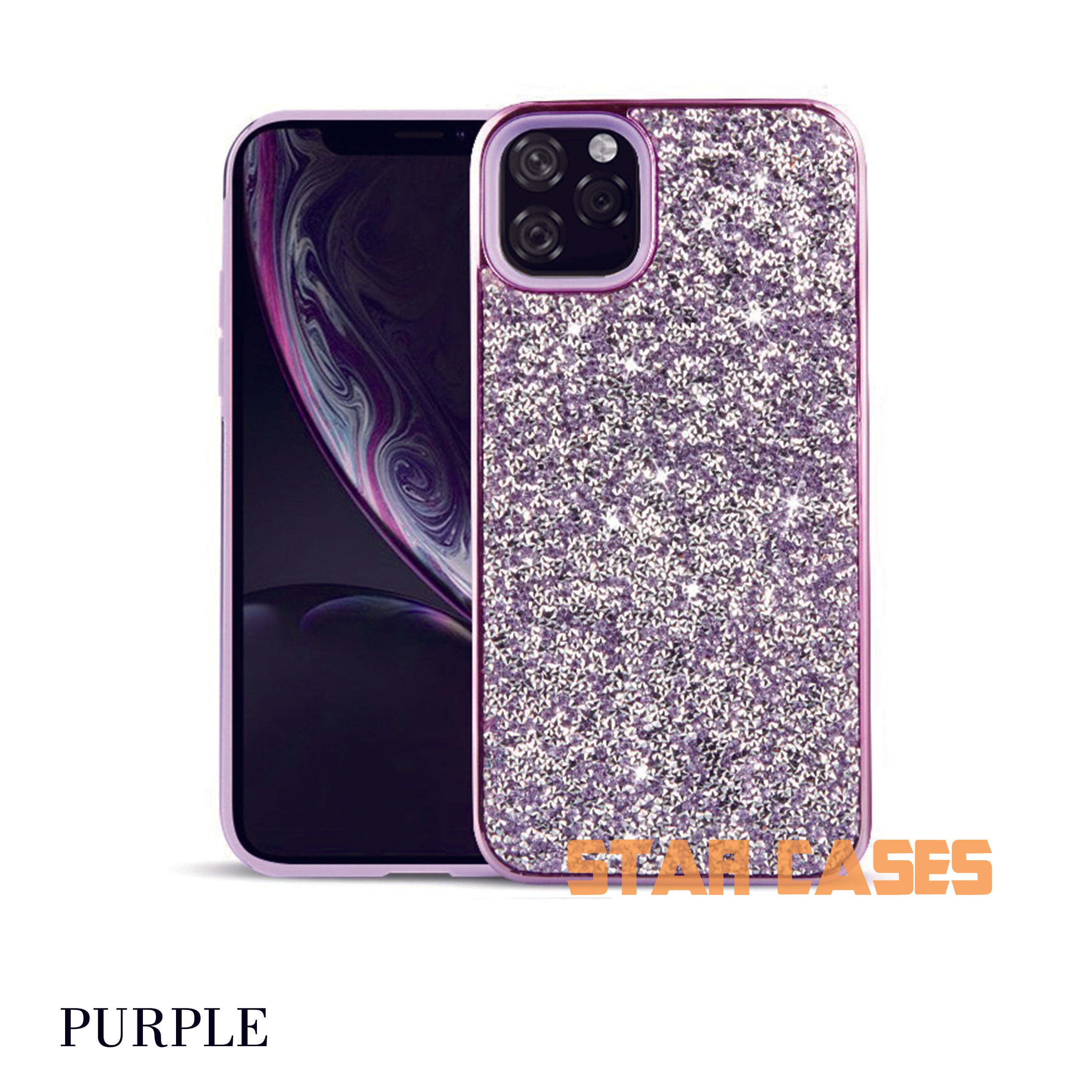 iPhone Xs Max Sparkling Diamond Shockproof Hard Case