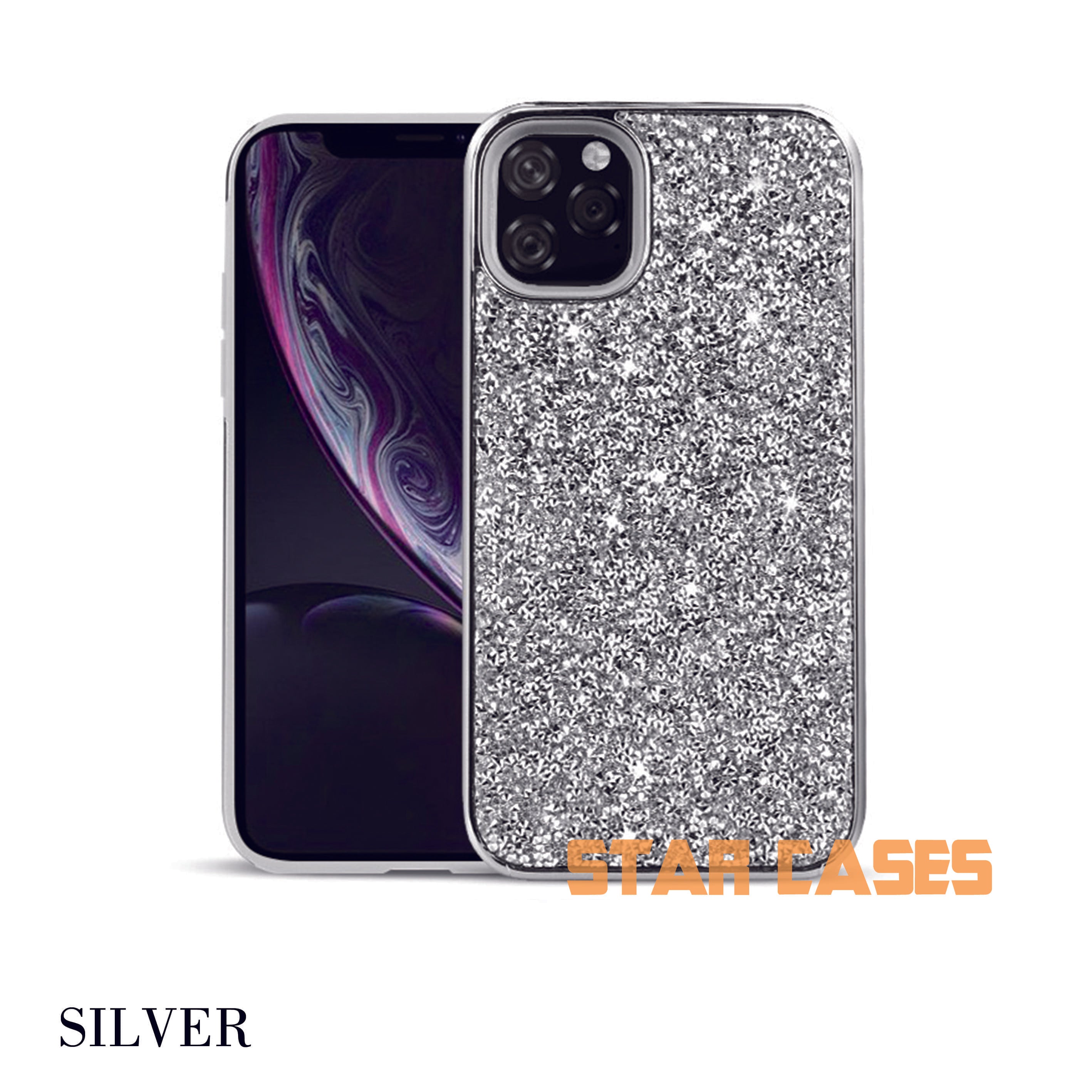 iPhone 14 ProMax Sparkling Diamond Shockproof Hard Case
