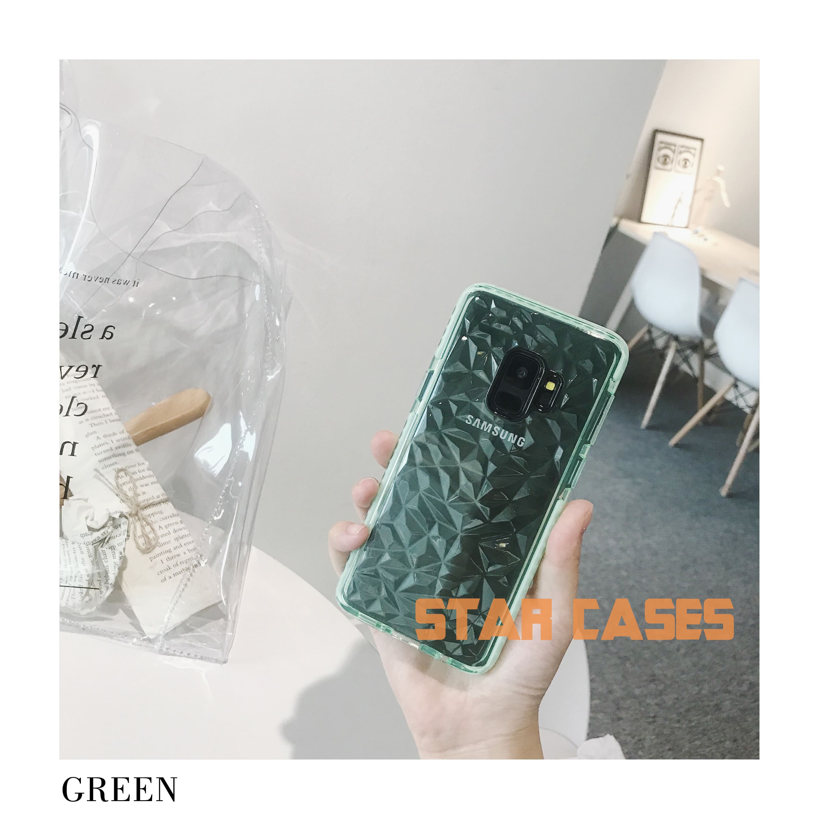 Samsung S10 Plus Triangle Diamond Shockproof Case