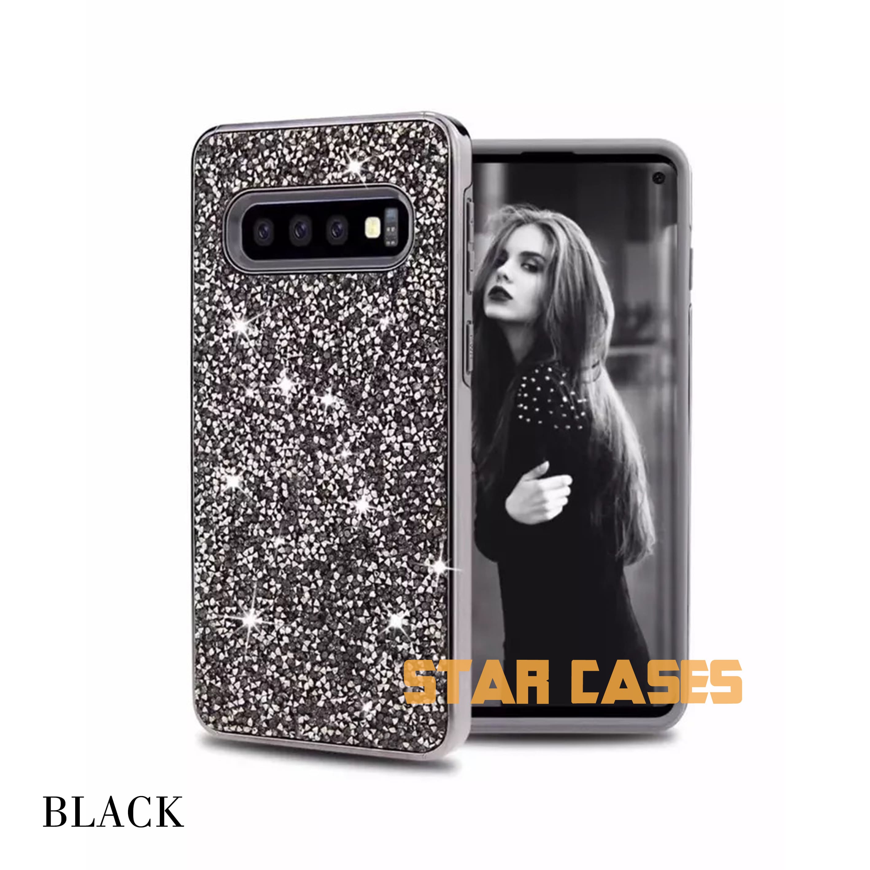 Samsung S23 Plus Sparkling Diamond Shockproof Hard Case