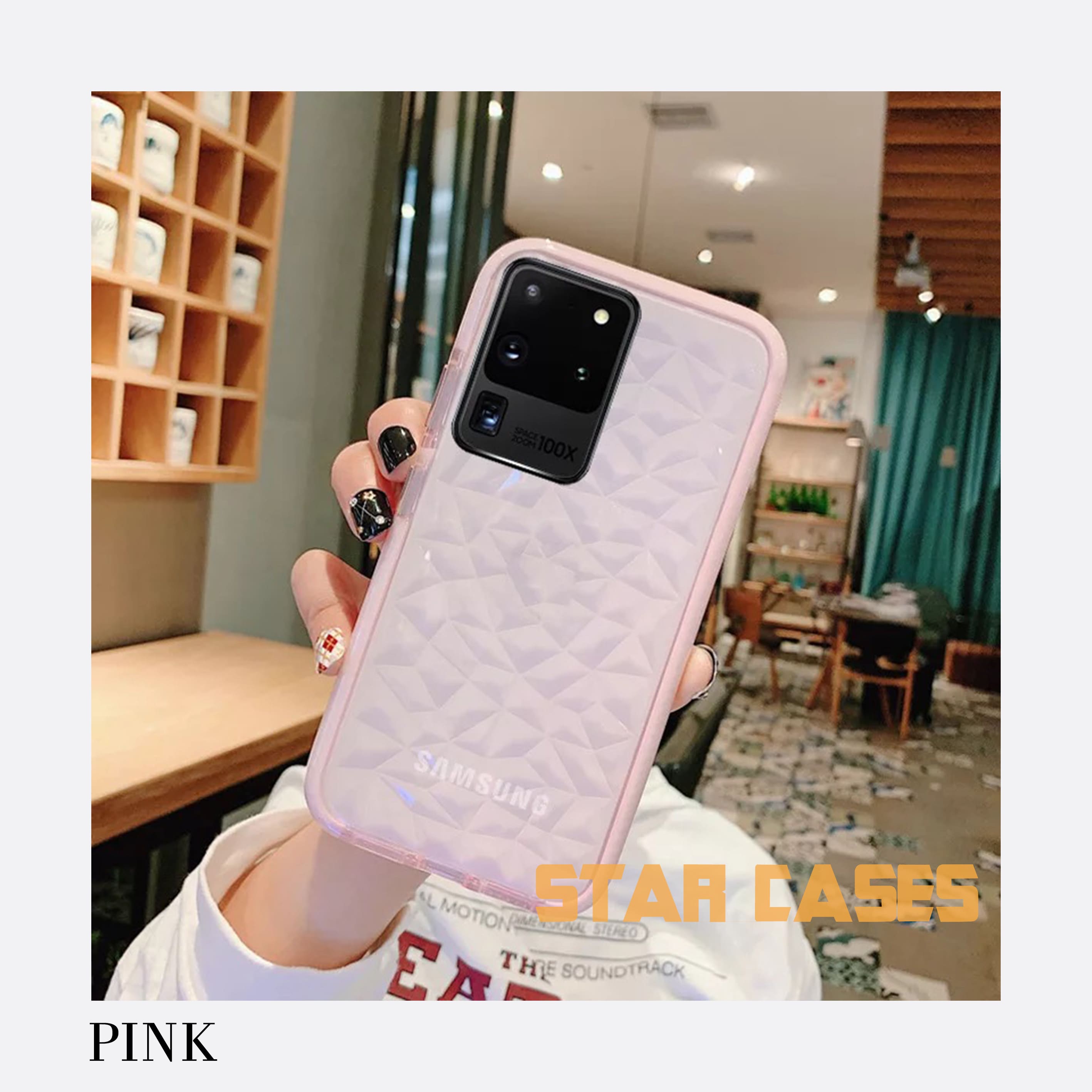 Samsung S10 Plus Triangle Diamond Shockproof Case