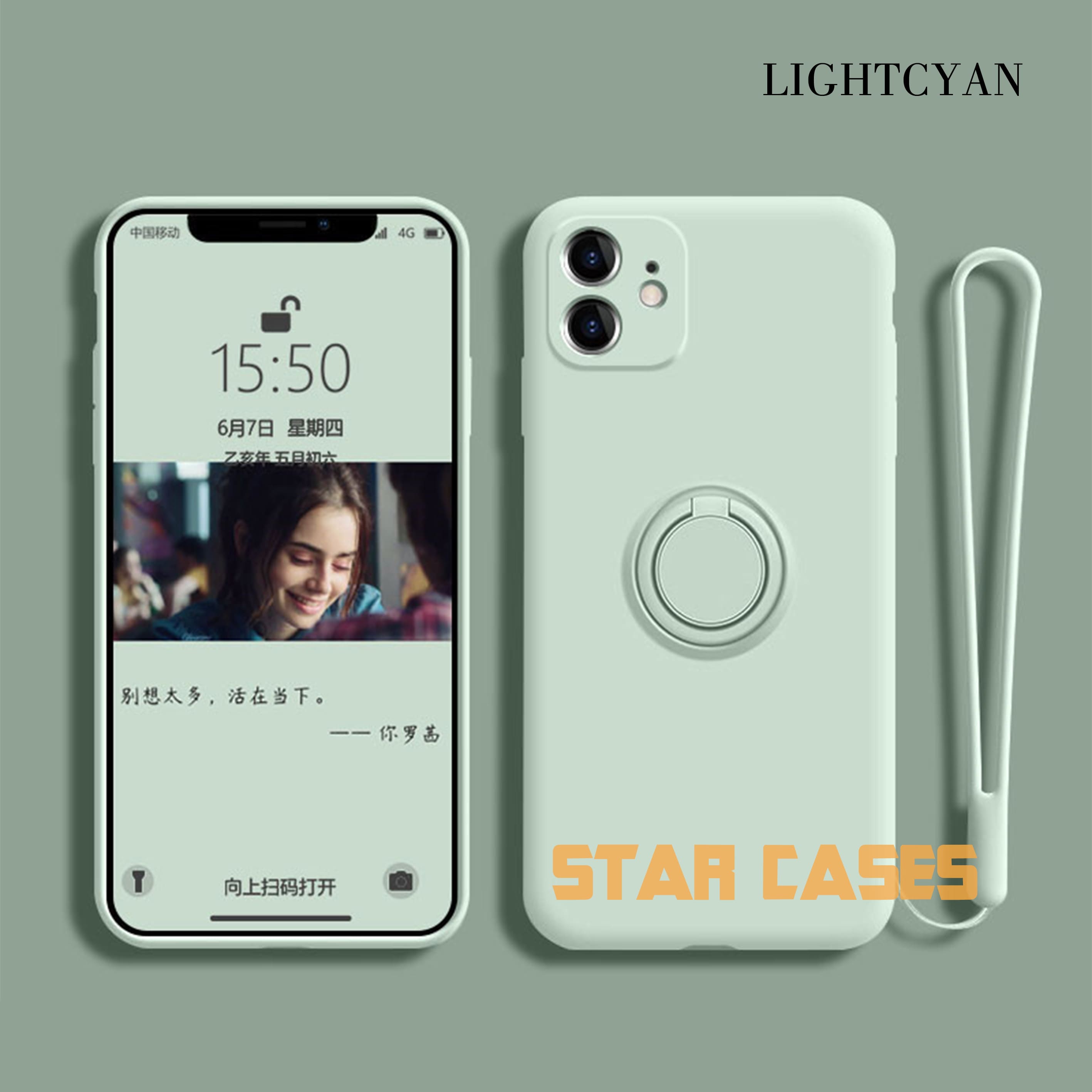 iPhone X/Xs Liquid Silicone Ring Case