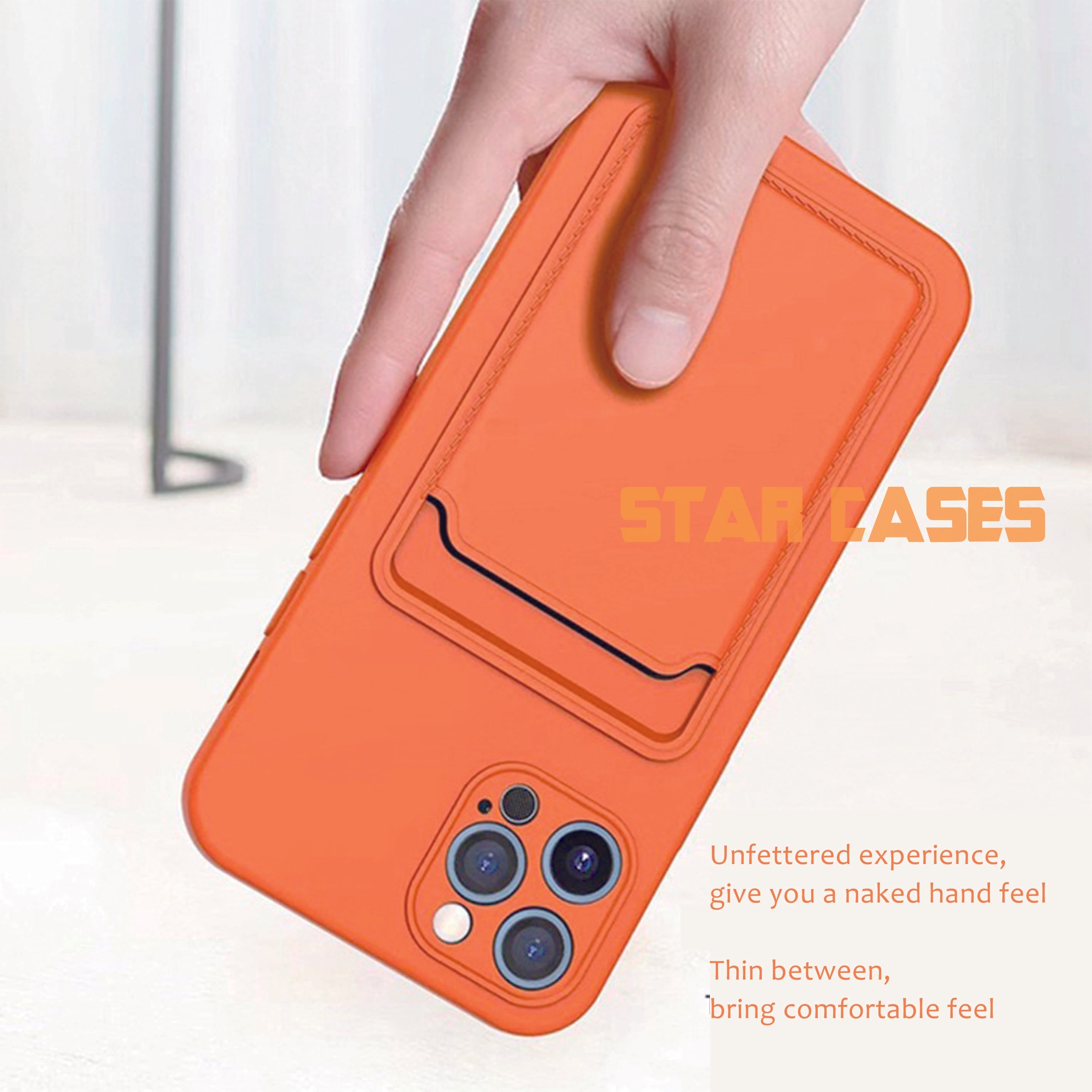 iPhone X/XS Back Card Silicone Case