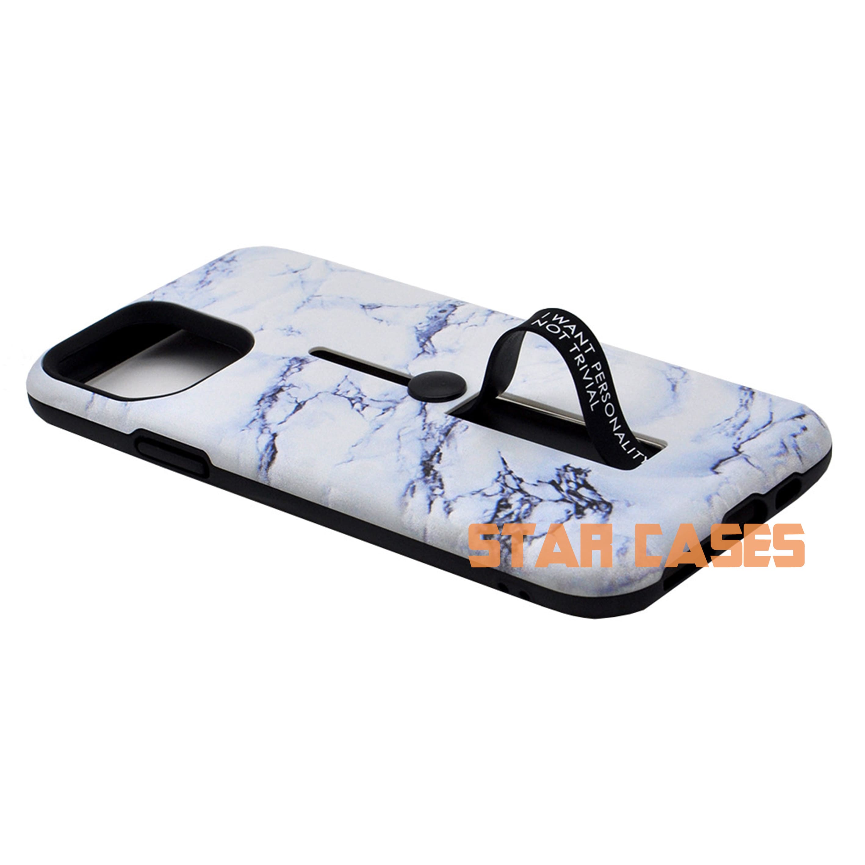 iPhone 11 Pro Max Marble Shockproof Holder Case