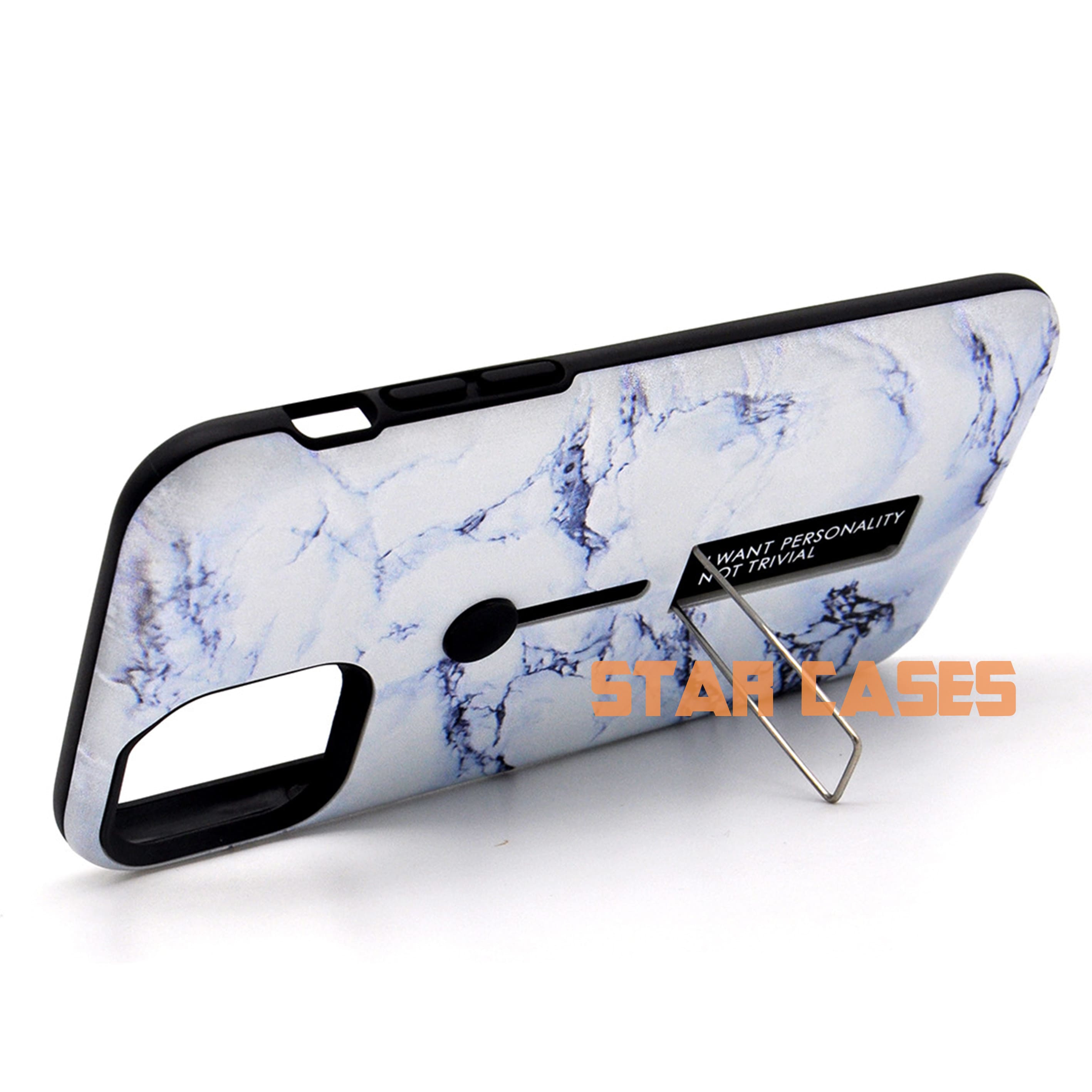 iPhone X/XS Marble Shockproof Holder Case